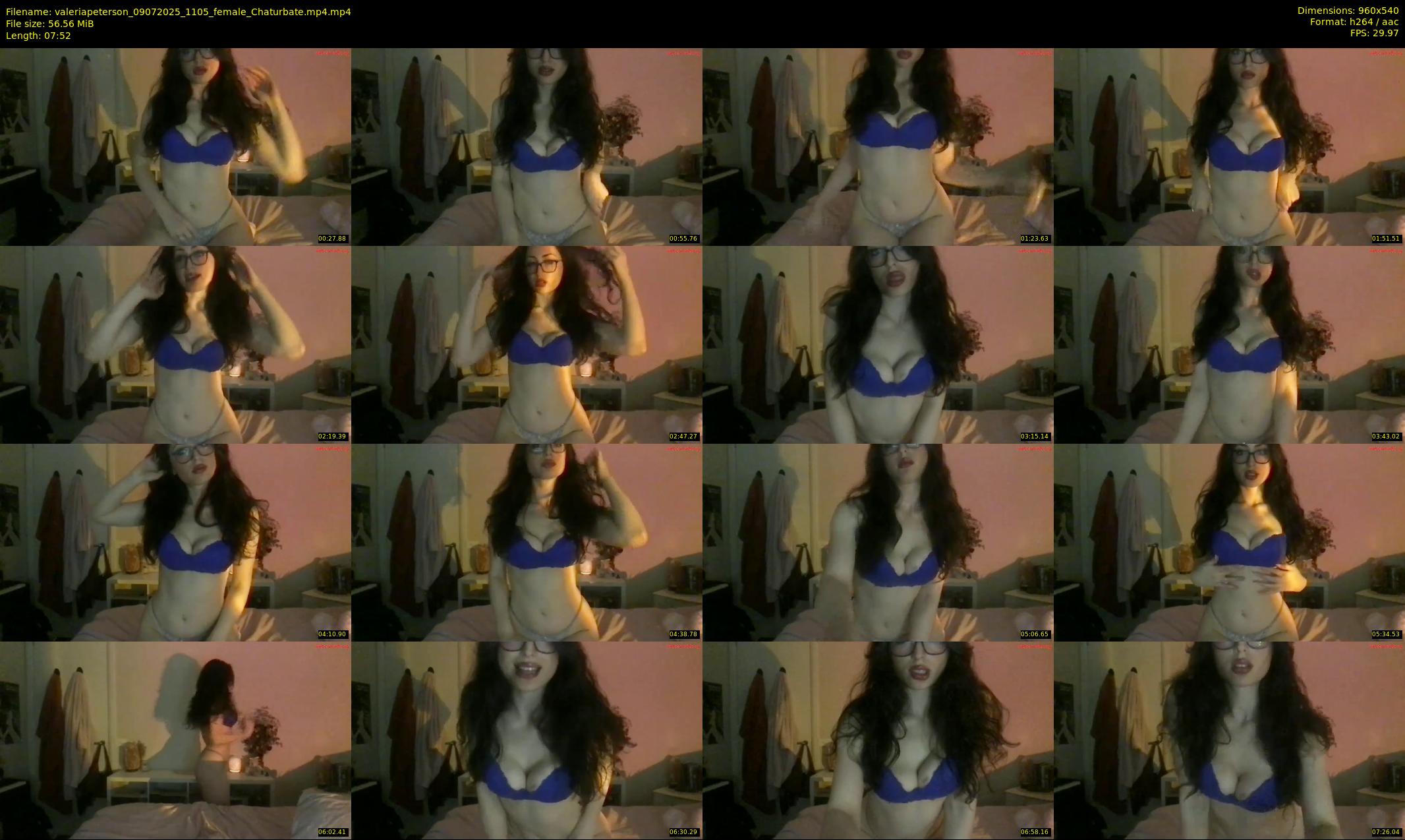 valeriapeterson — 8 minute Chaturbate female cam show recording, 480p, Jul 9, 2025