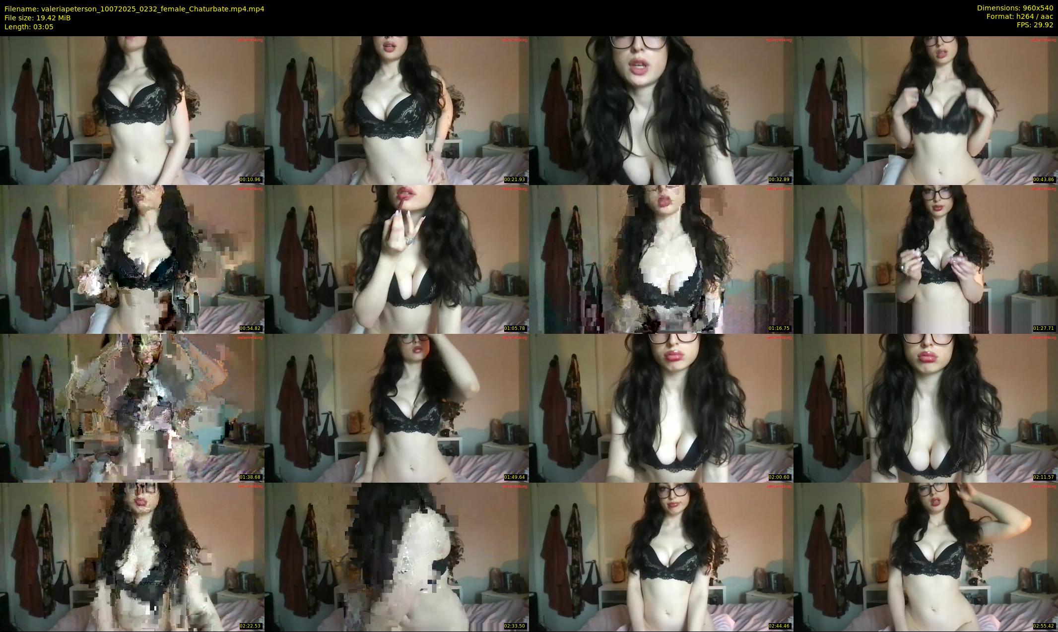 valeriapeterson — 4 minute Chaturbate female cam show recording, 480p, Jul 10, 2025