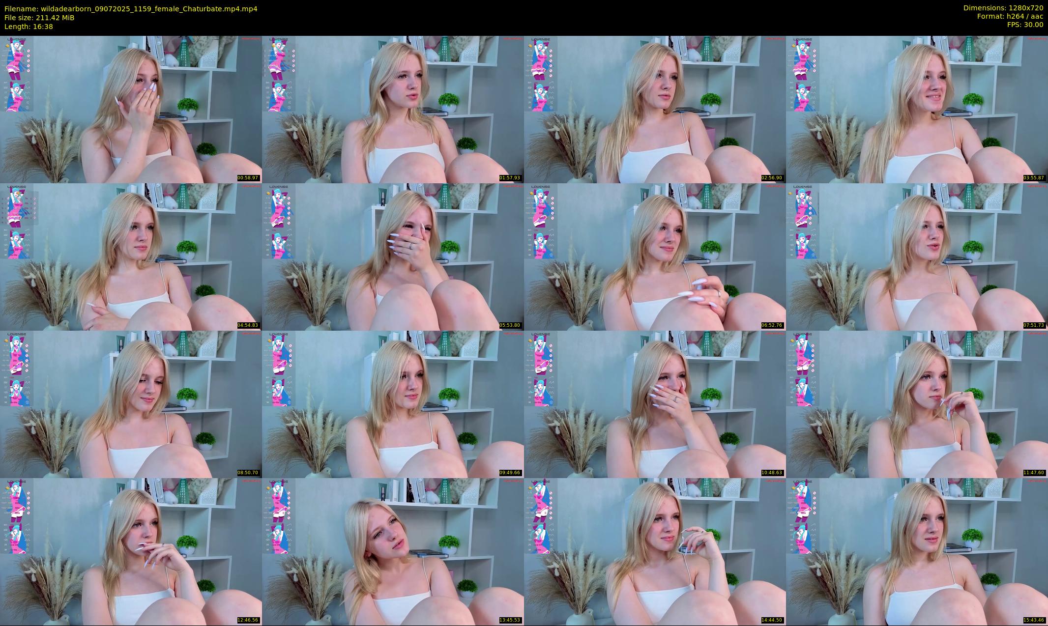 wildadearborn — 17 minute Chaturbate female cam show recording, 720p, Jul 9, 2025