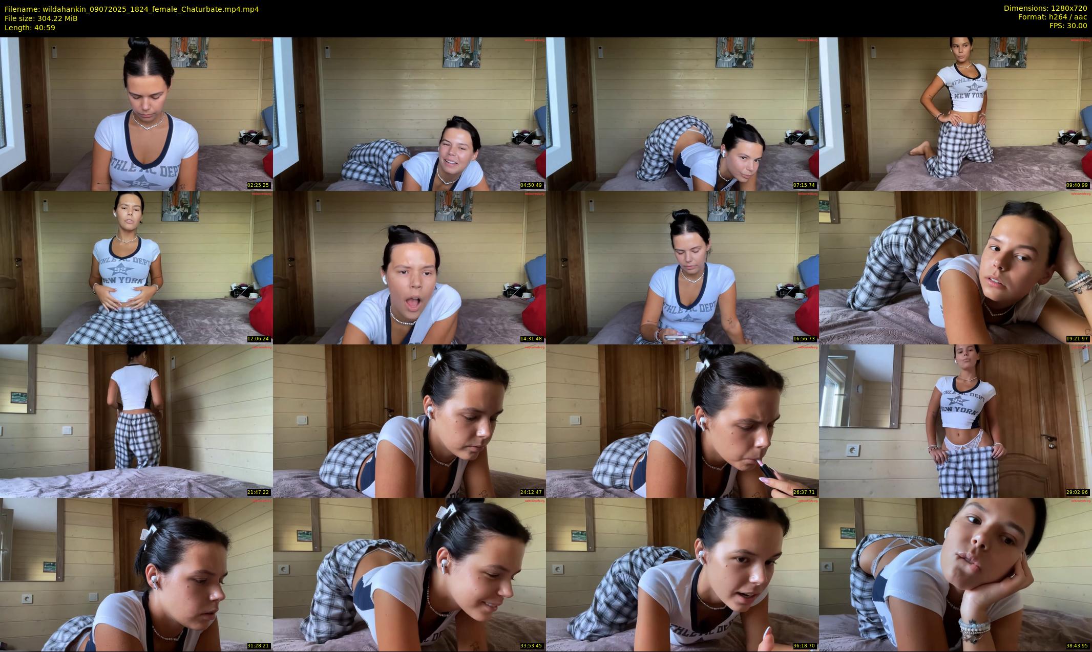 wildahankin — 41 minute Chaturbate female cam show recording, 720p, Jul 9, 2025