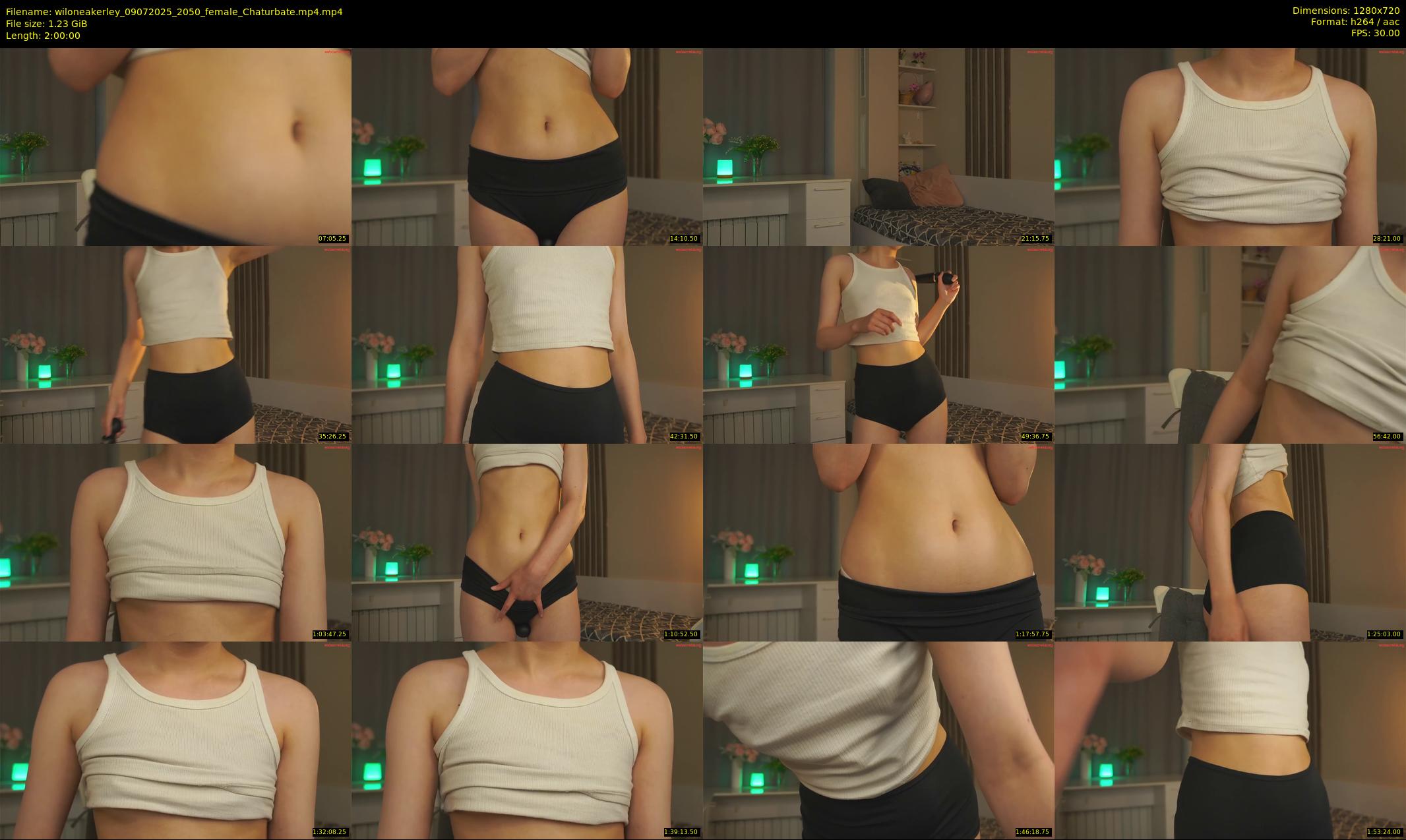 wiloneakerley — 120 minute Chaturbate female cam show recording, 720p, Jul 9, 2025
