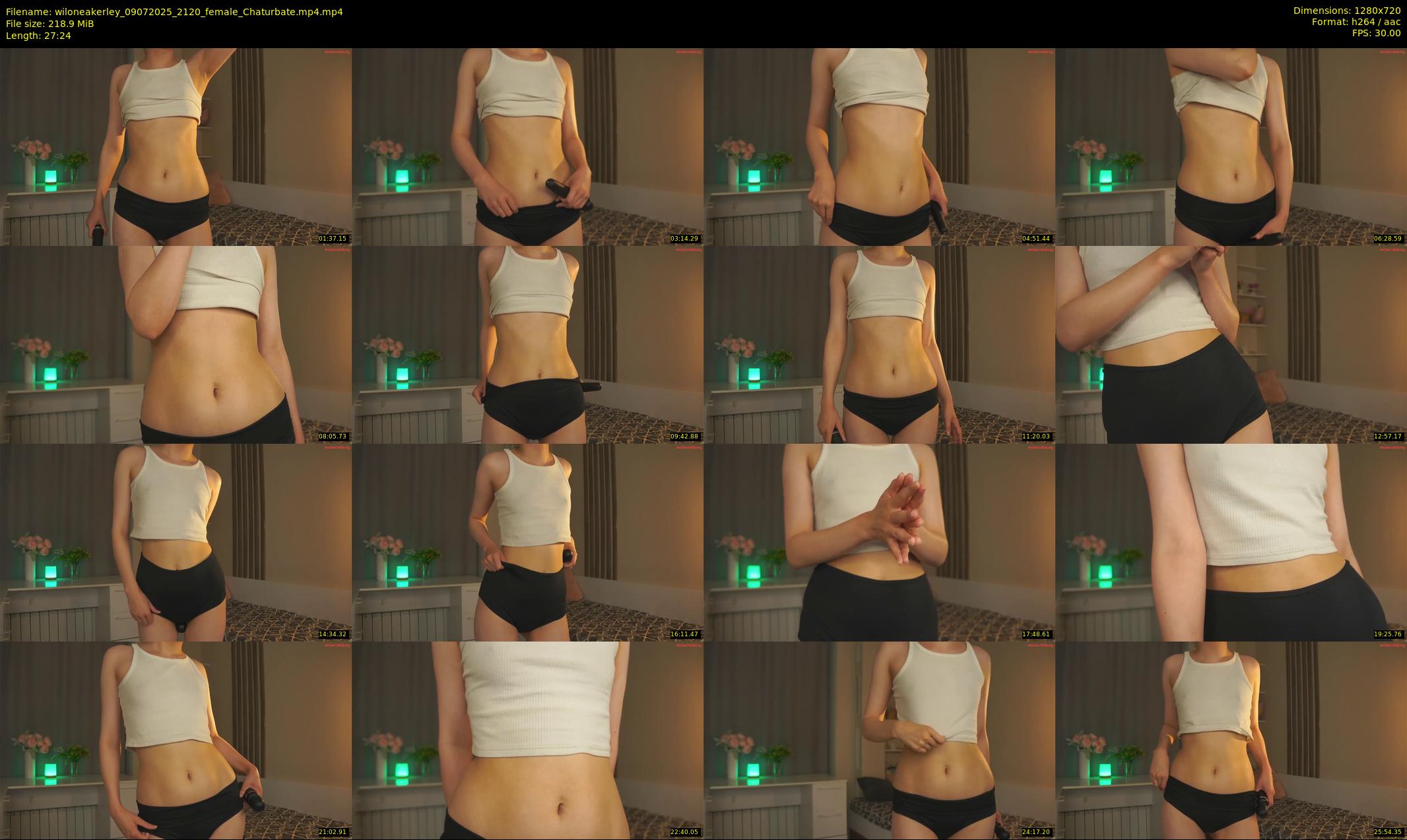 wiloneakerley — 28 minute Chaturbate female cam show recording, 720p, Jul 9, 2025