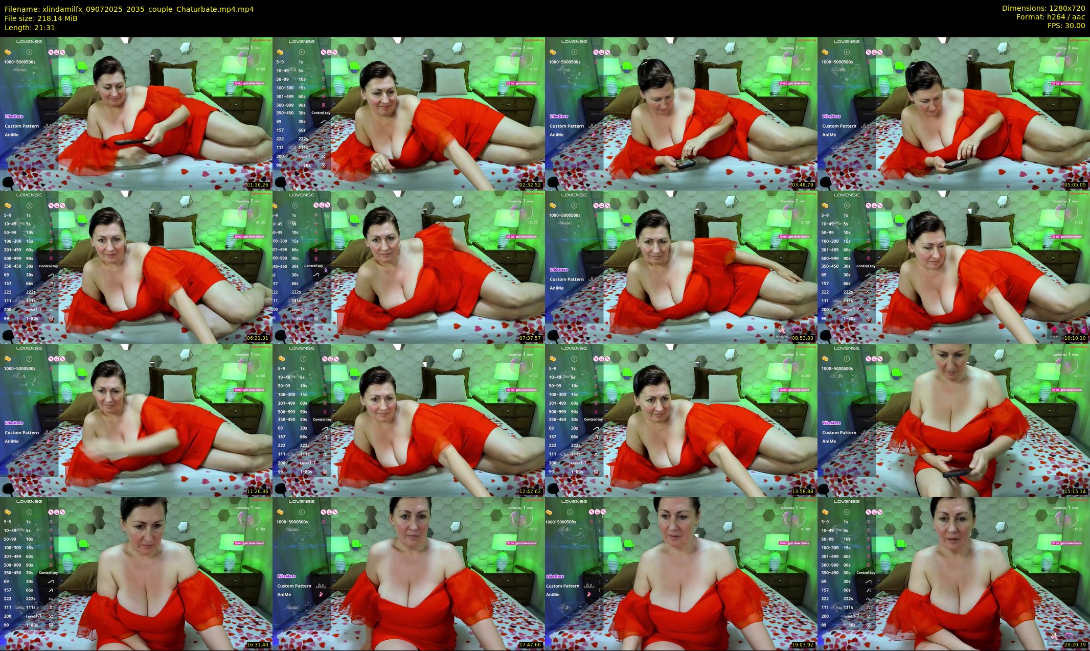 xlindamilfx — 22 minute Chaturbate female cam show recording, 720p, Jul 9, 2025