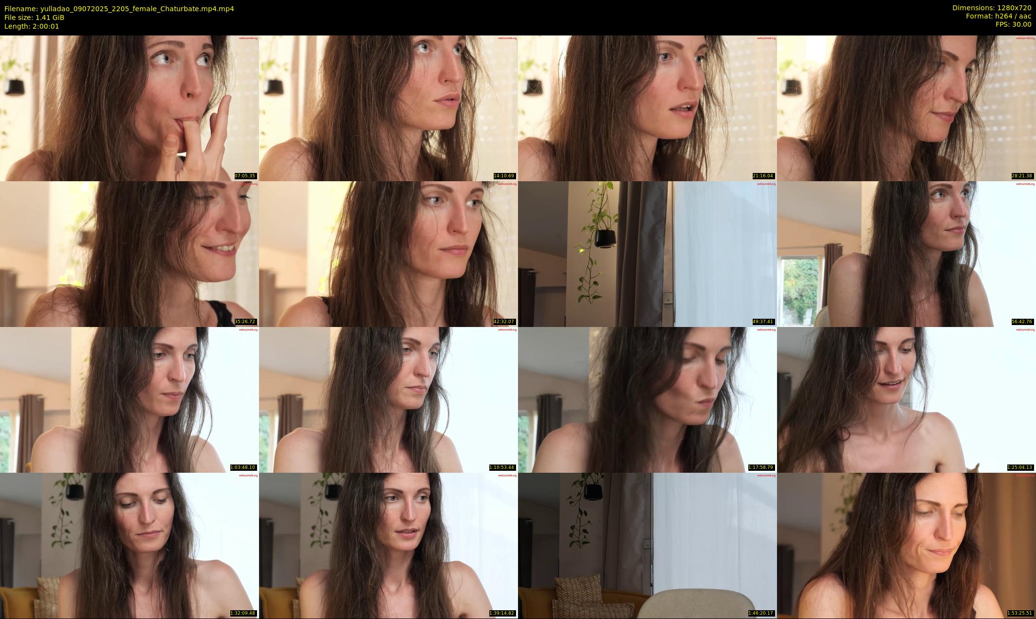 yulladao — 121 minute Chaturbate female cam show recording, 720p, Jul 9, 2025