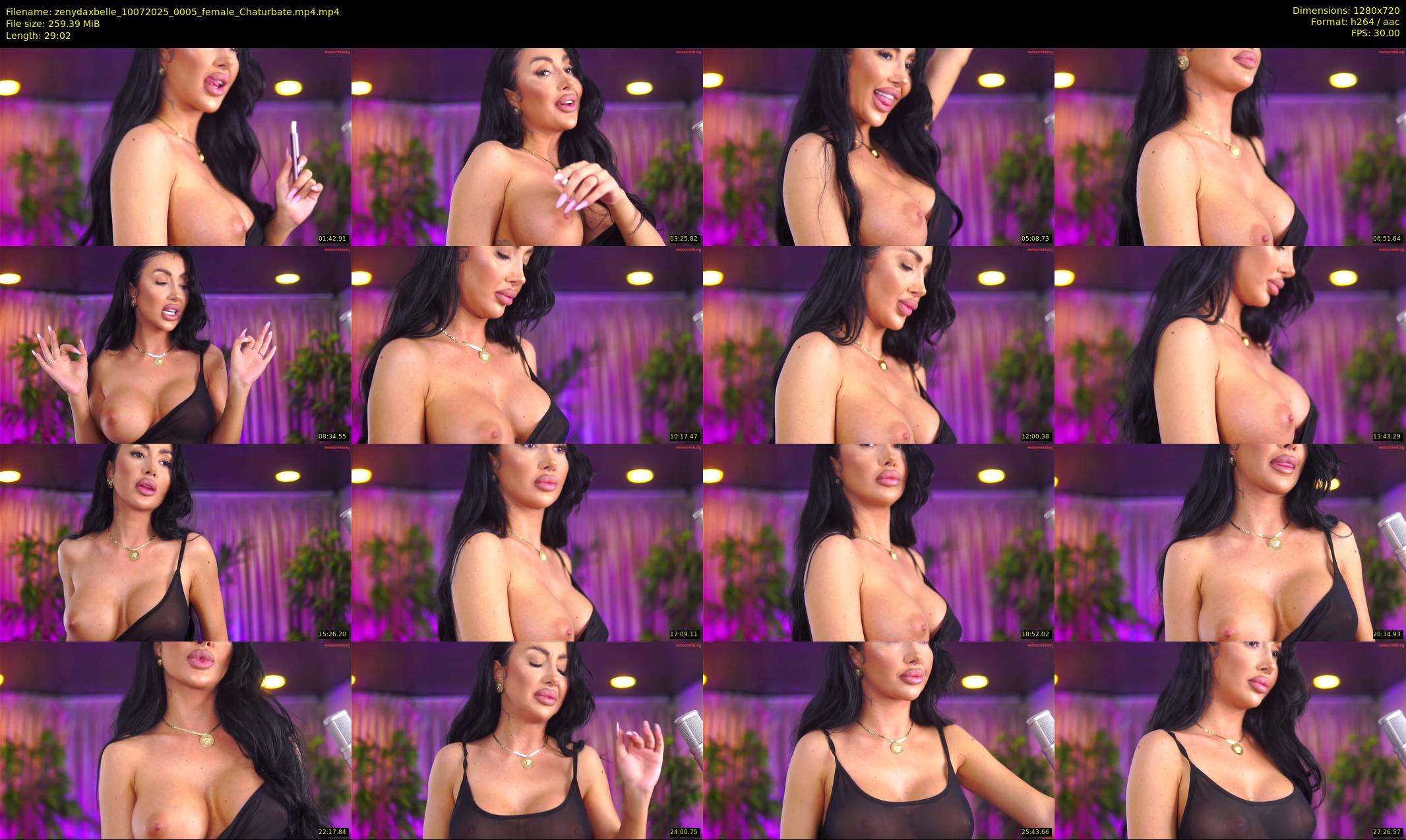 zenydaxbelle — 30 minute Chaturbate couple cam show recording, 720p, Jul 10, 2025