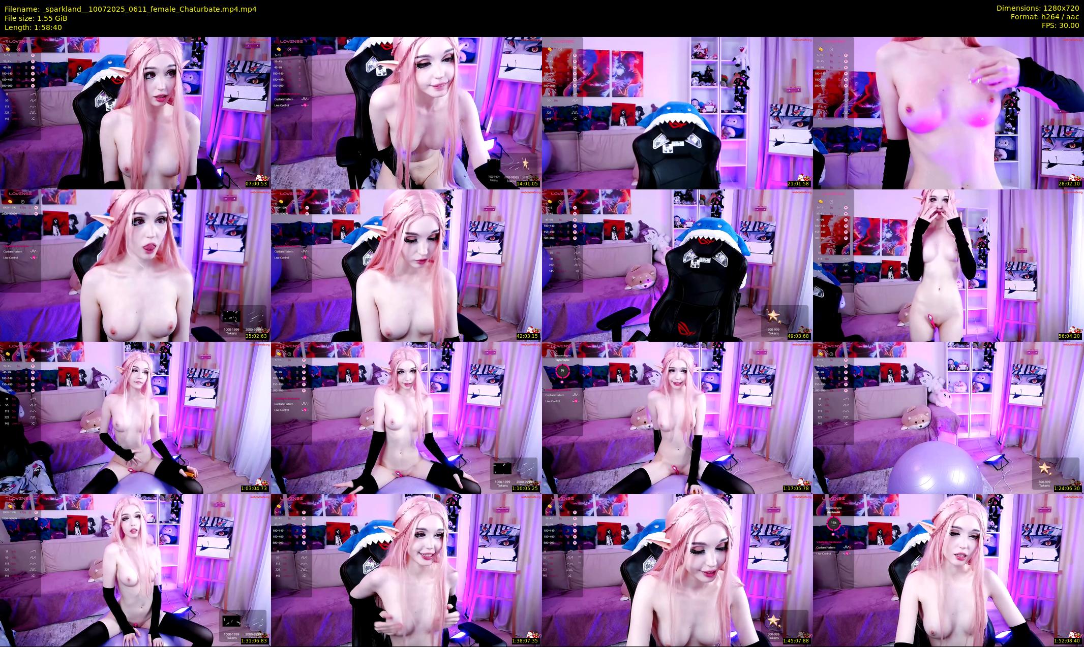 _sparkland_ — 119 minute Chaturbate female cam show recording, 720p, Jul 10, 2025