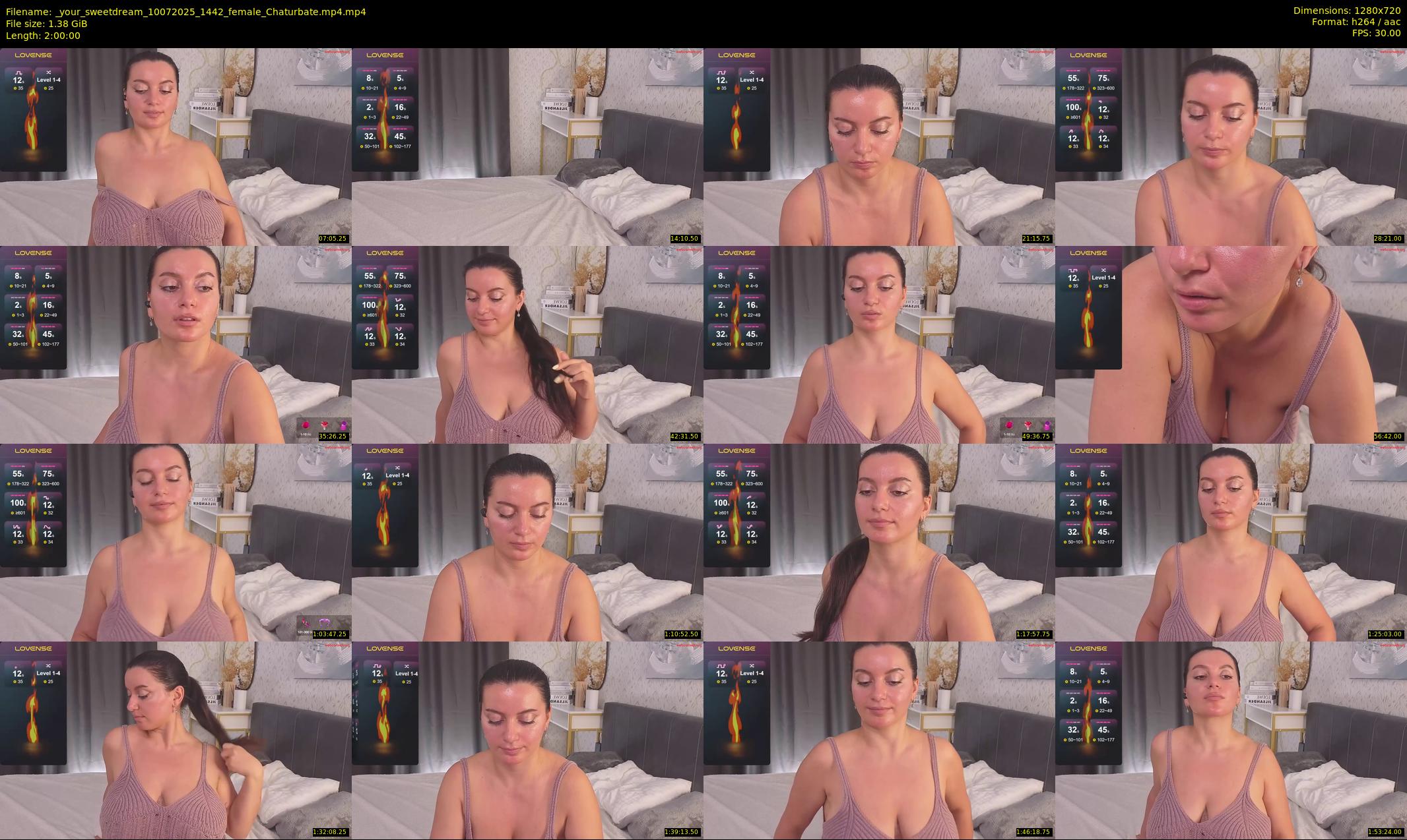 _your_sweetdream — 120 minute Chaturbate female cam show recording, 720p, Jul 10, 2025