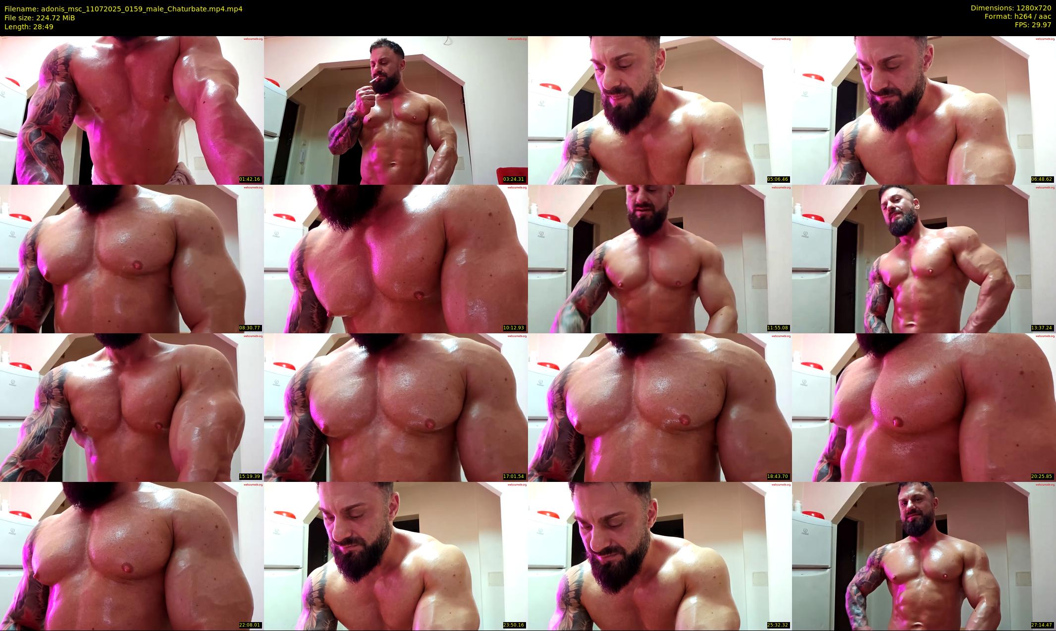 adonis_msc — 29 minute Chaturbate male cam show recording, 720p, Jul 11, 2025