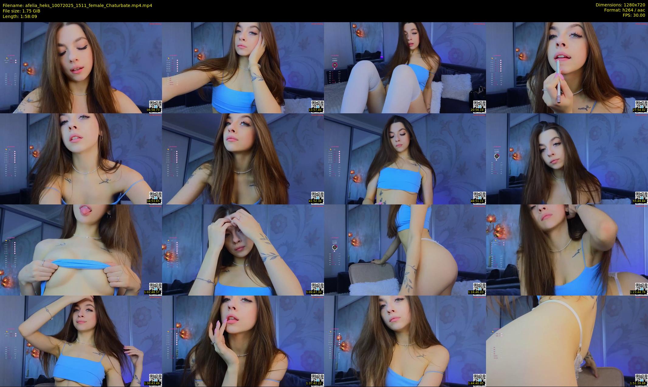 afelia_heks — 119 minute Chaturbate female cam show recording, 720p, Jul 10, 2025