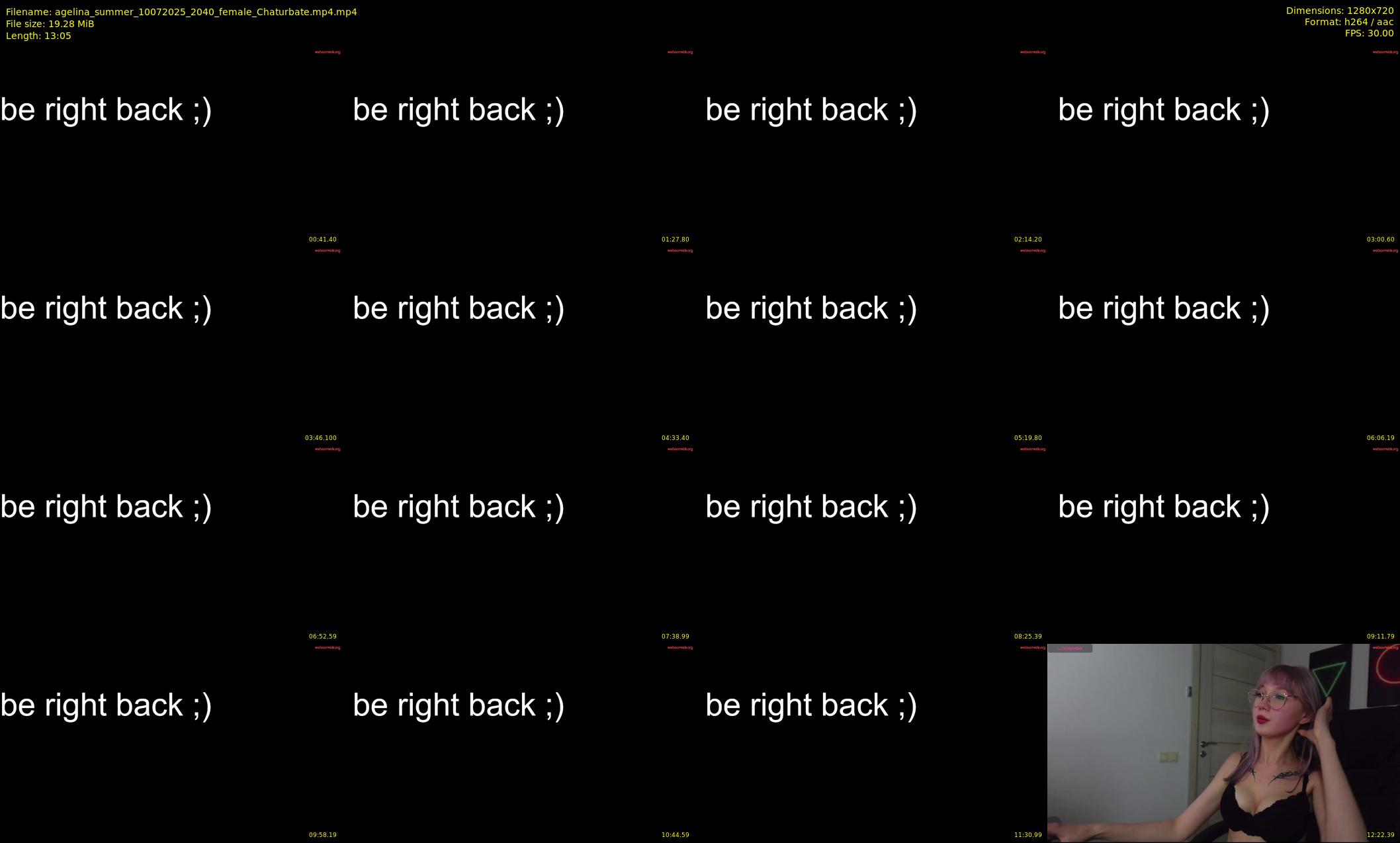 agelina_summer — 14 minute Chaturbate female cam show recording, 720p, Jul 10, 2025