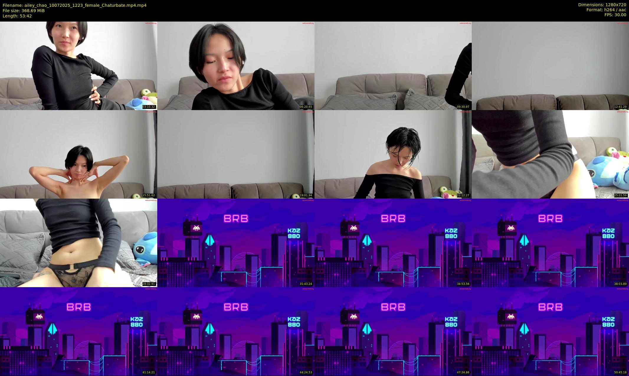 ailey_chao — 54 minute Chaturbate female cam show recording, 720p, Jul 10, 2025