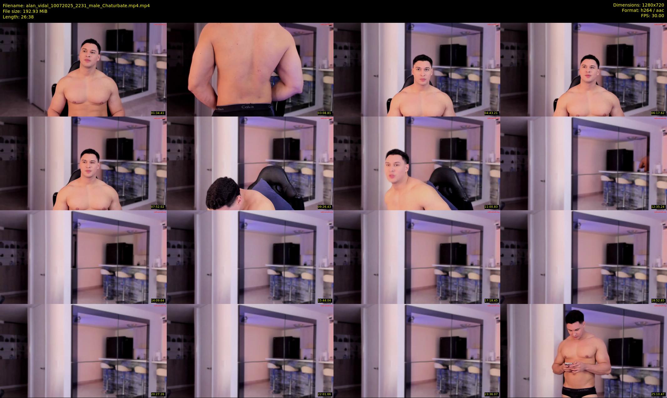 alan_vidal — 27 minute Chaturbate male cam show recording, 720p, Jul 10, 2025