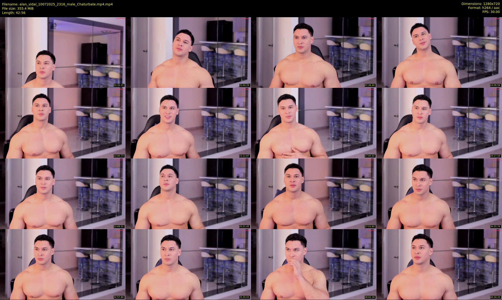 alan_vidal — 43 minute Chaturbate male cam show recording, 720p, Jul 10, 2025