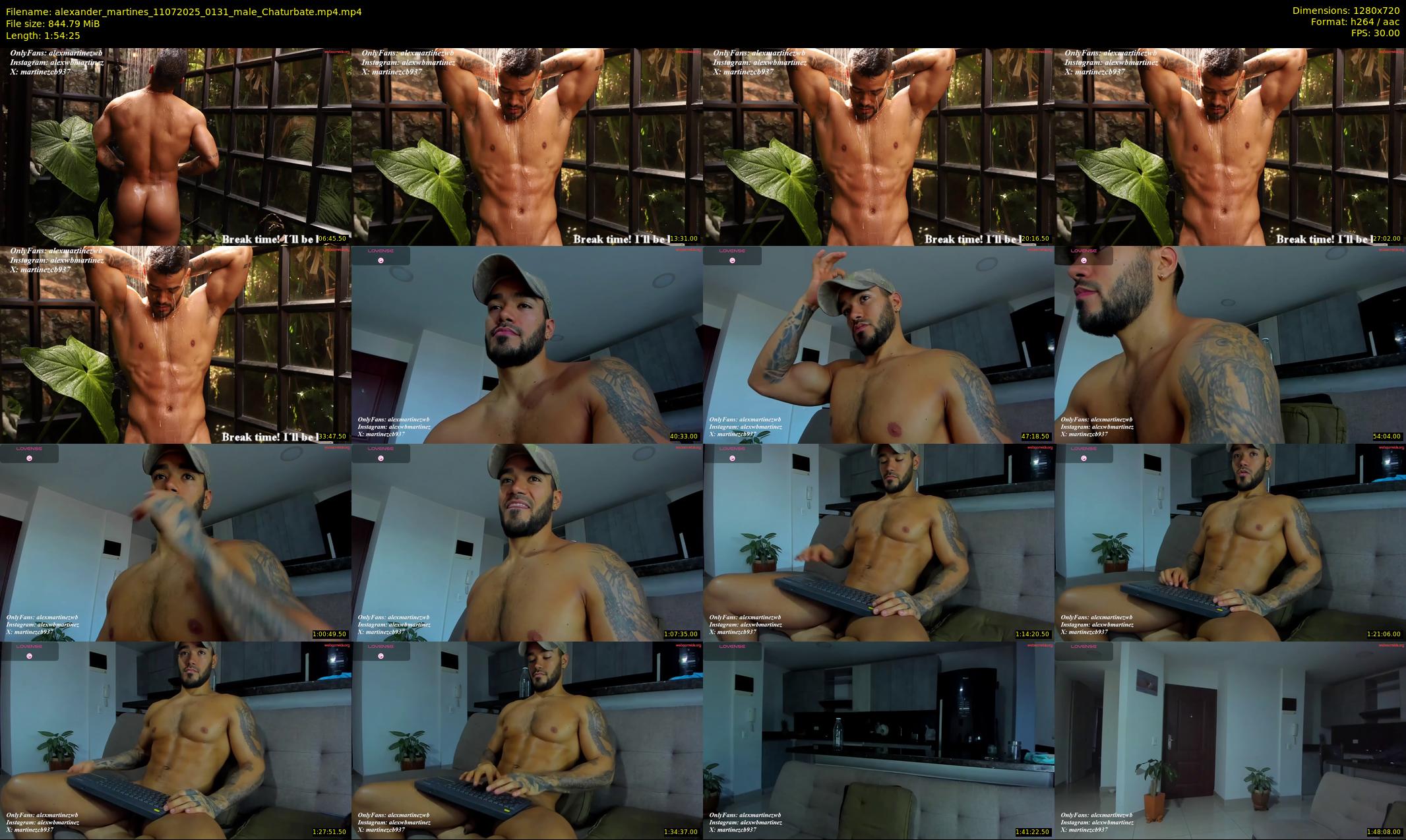 alexander_martines — 115 minute Chaturbate male cam show recording, 720p, Jul 11, 2025