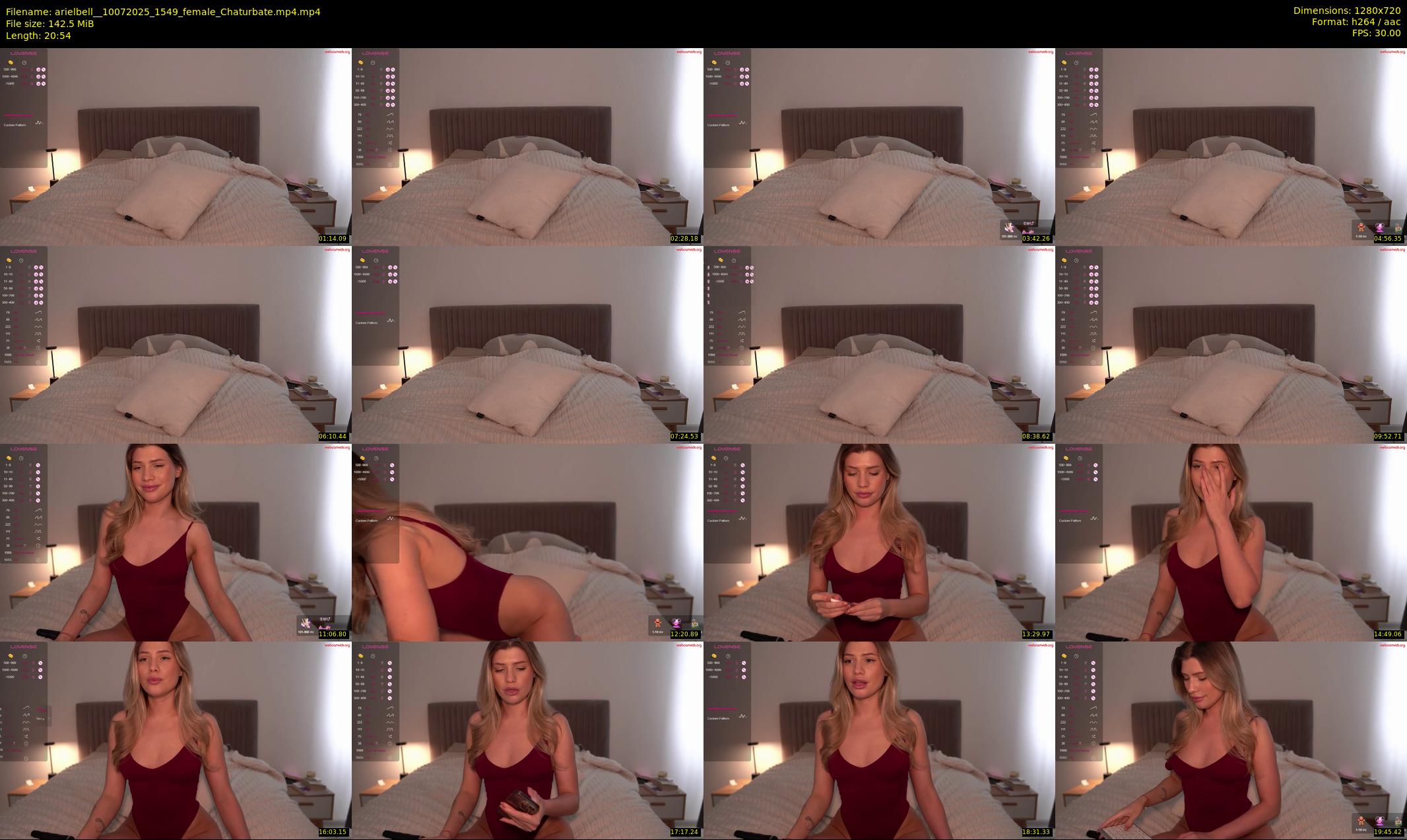 arielbell_ — 21 minute Chaturbate female cam show recording, 720p, Jul 10, 2025