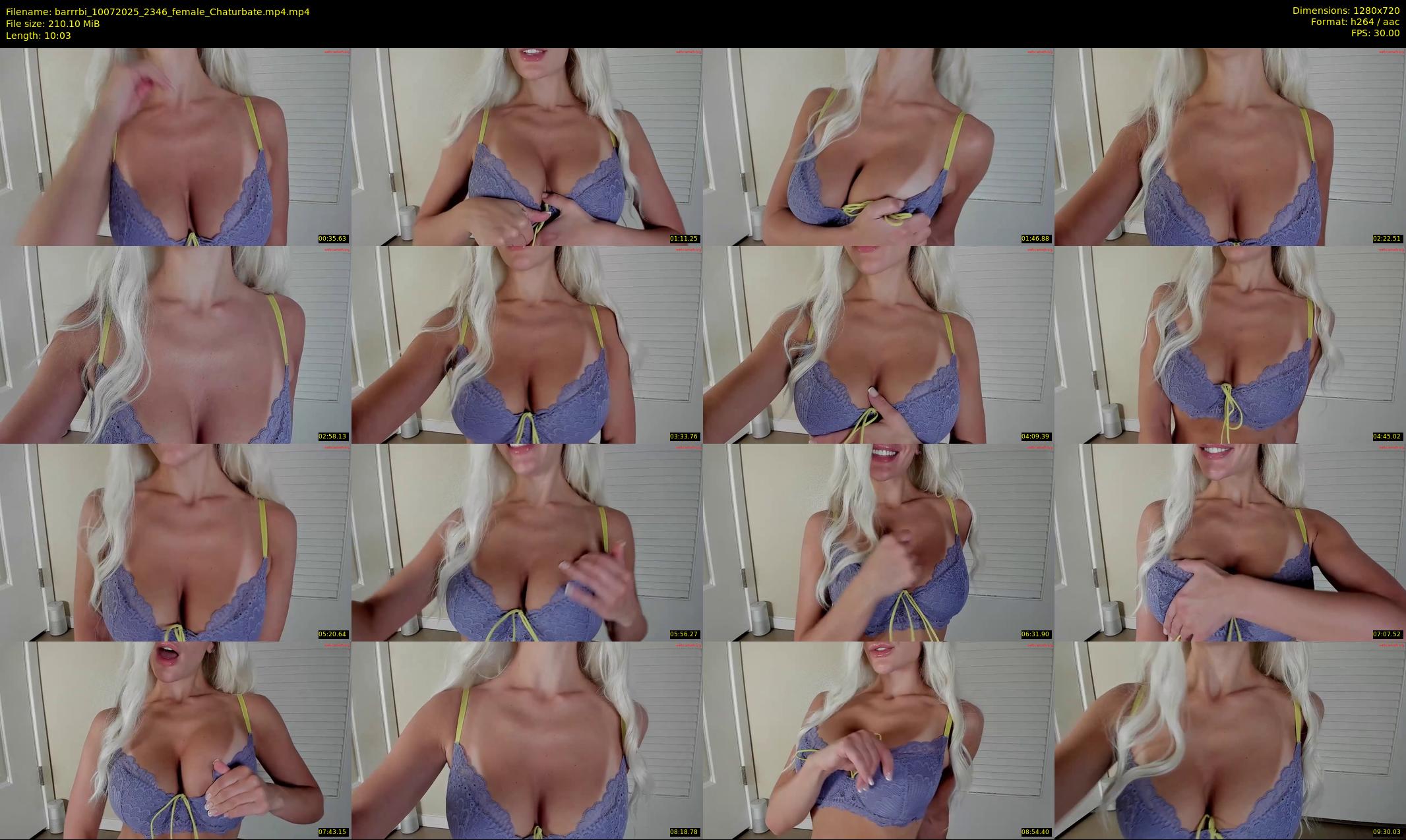 barrrbi — 11 minute Chaturbate female cam show recording, 720p, Jul 10, 2025