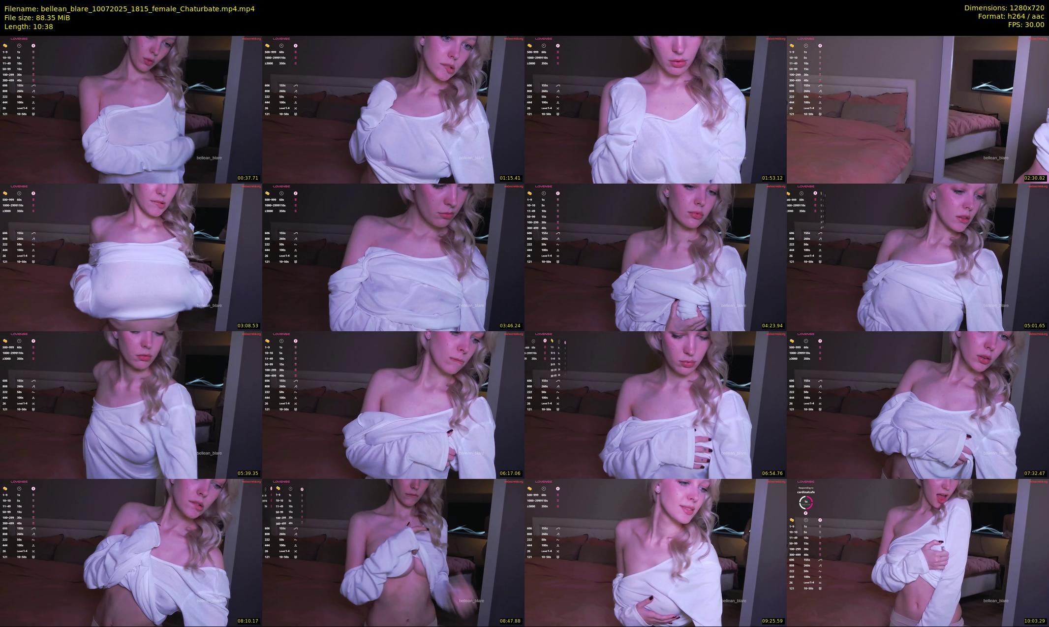 bellean_blare — 11 minute Chaturbate female cam show recording, 720p, Jul 10, 2025
