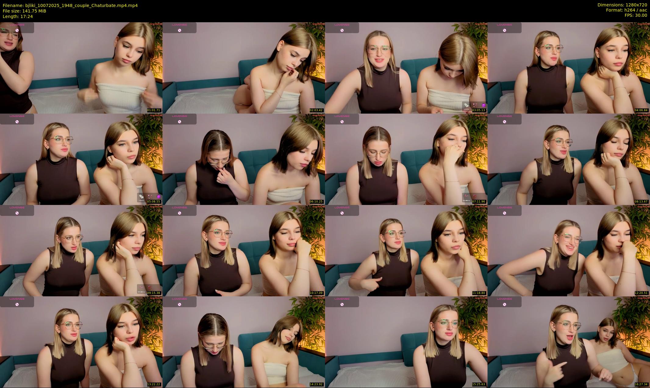 bjliki — 18 minute Chaturbate couple cam show recording, 720p, Jul 10, 2025