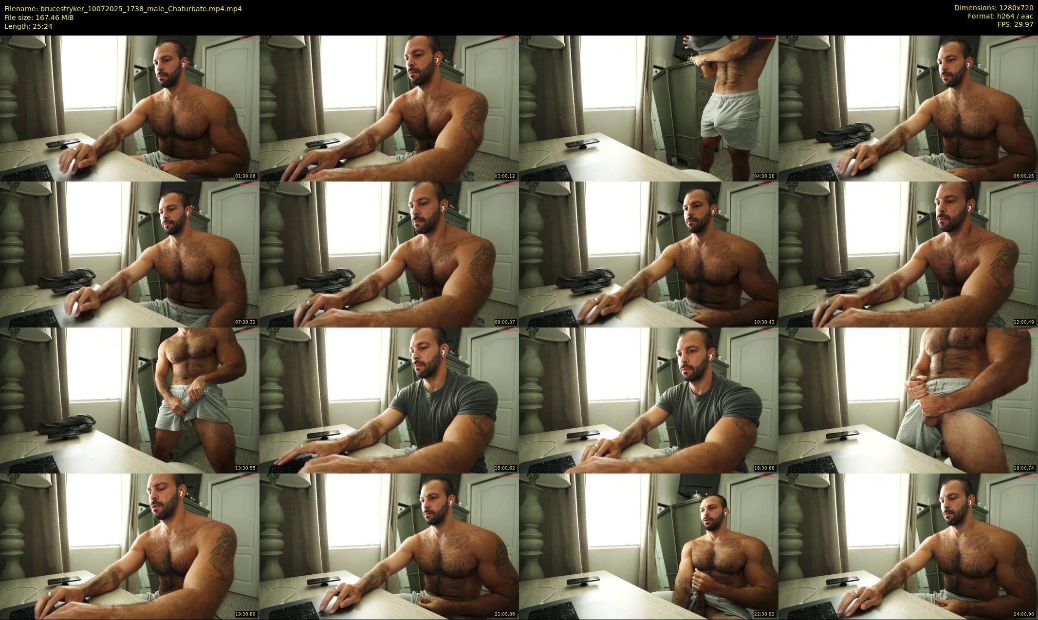 brucestryker — 26 minute Chaturbate male cam show recording, 720p, Jul 10, 2025