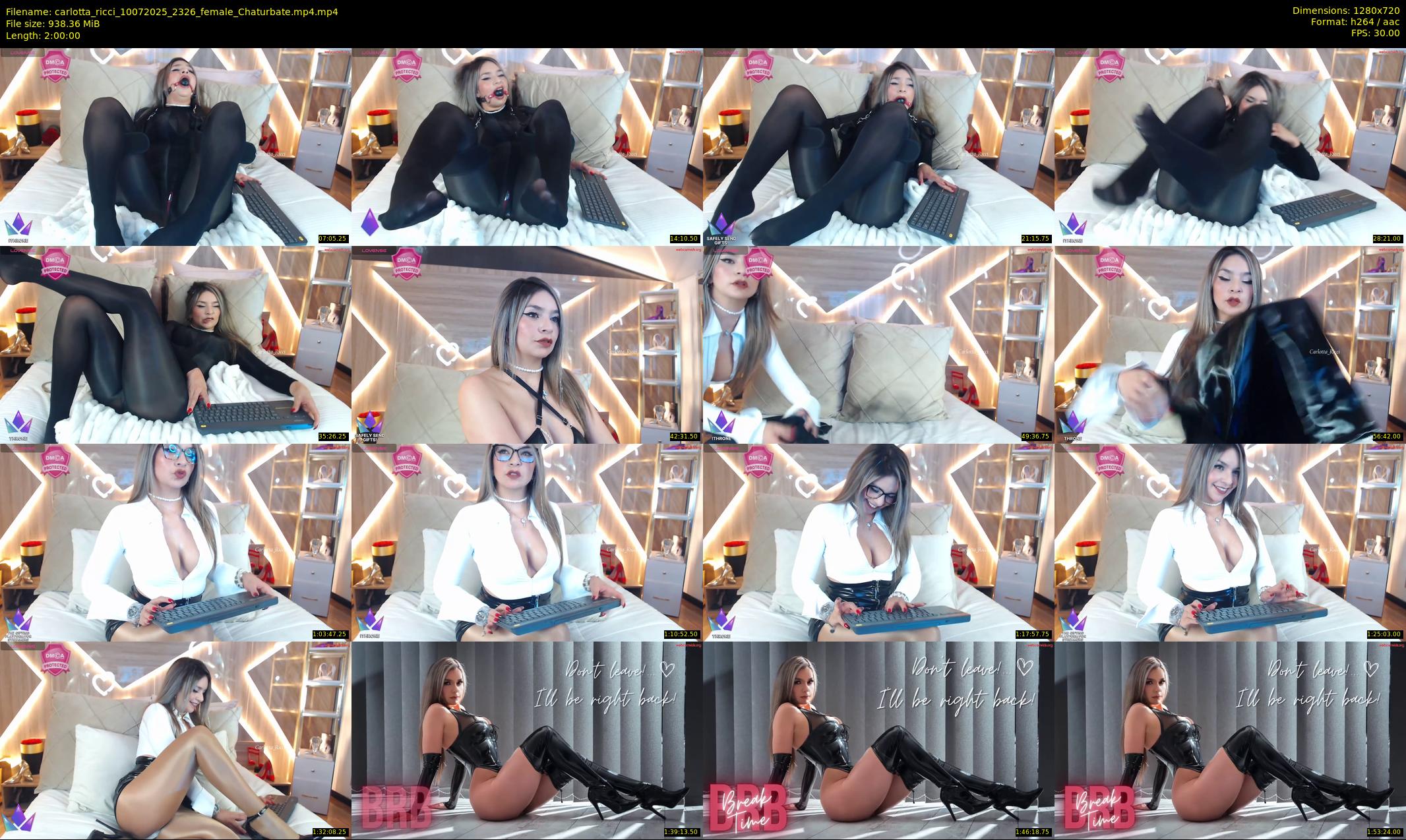carlotta_ricci — 120 minute Chaturbate female cam show recording, 720p, Jul 10, 2025