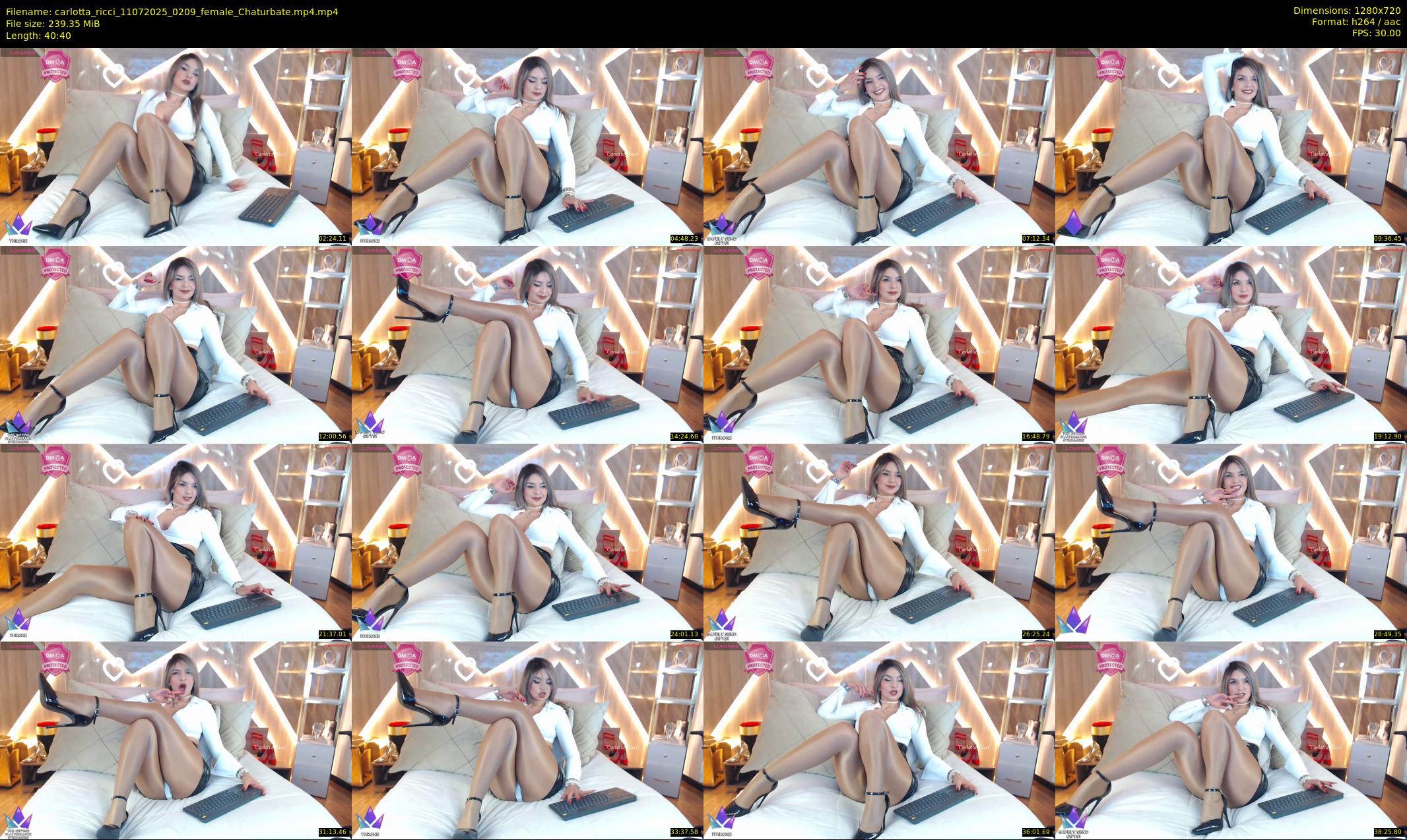 carlotta_ricci — 41 minute Chaturbate female cam show recording, 720p, Jul 11, 2025