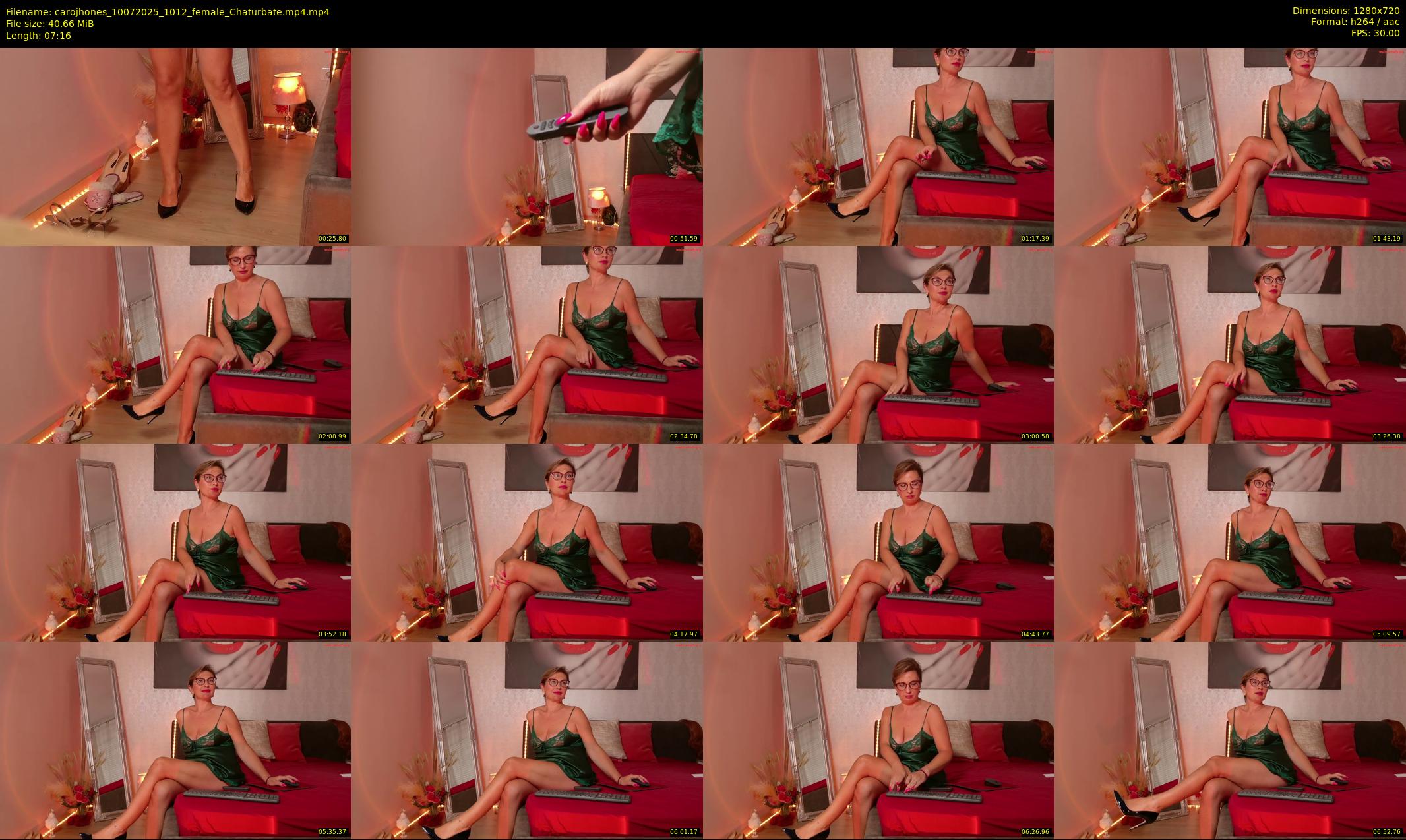 carojhones — 8 minute Chaturbate female cam show recording, 720p, Jul 10, 2025
