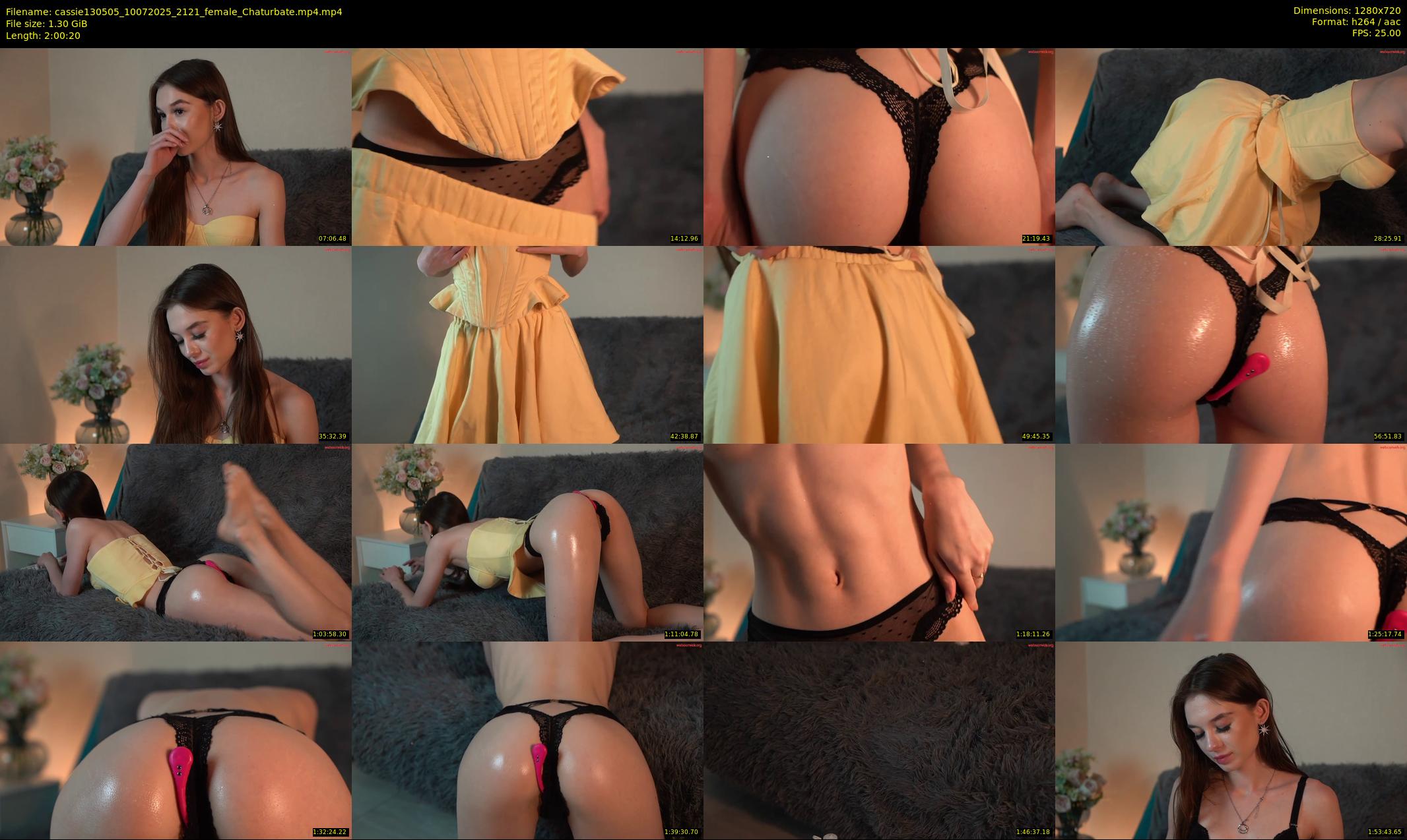 cassie130505 — 121 minute Chaturbate female cam show recording, 720p, Jul 10, 2025