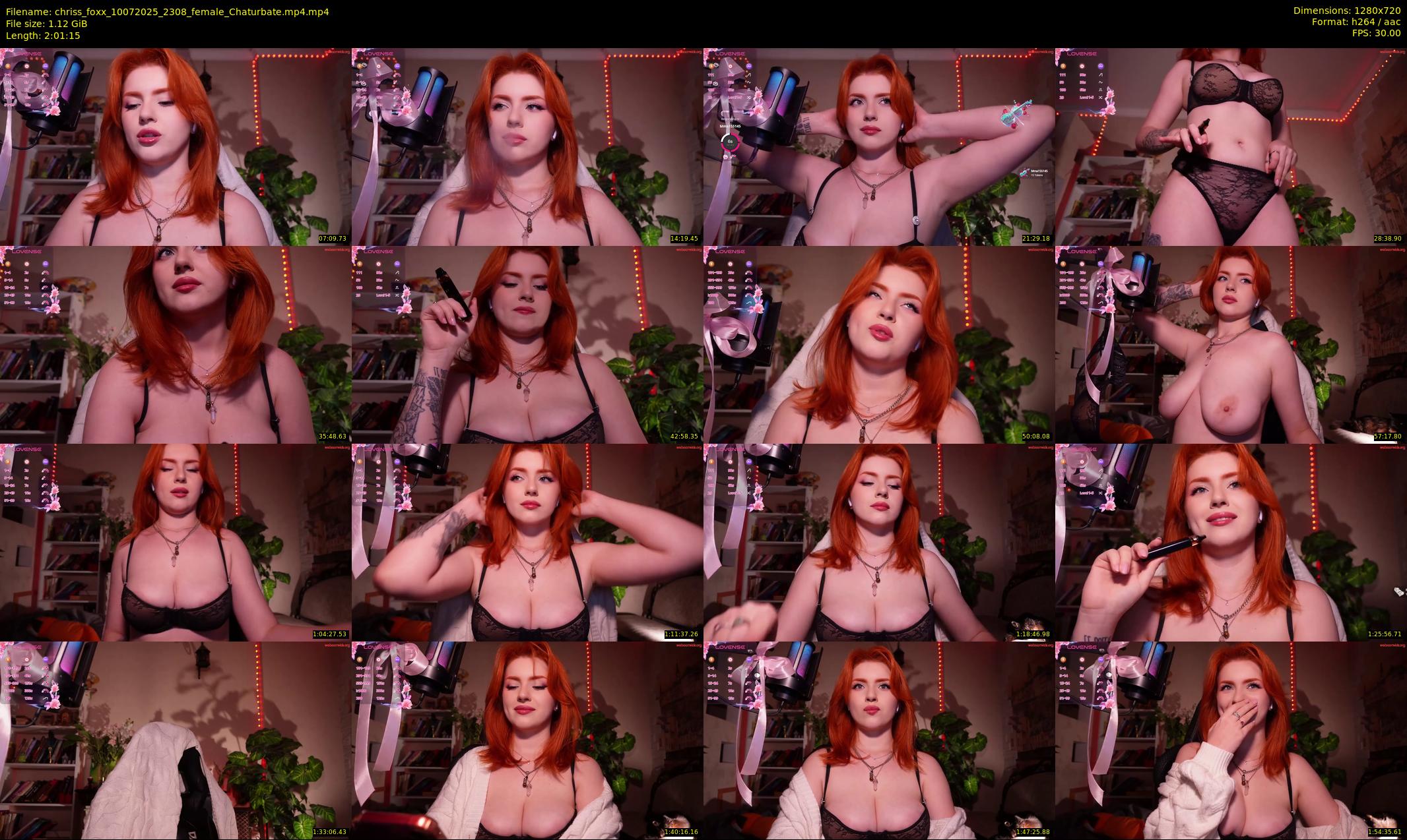 chriss_foxx — 122 minute Chaturbate female cam show recording, 720p, Jul 10, 2025