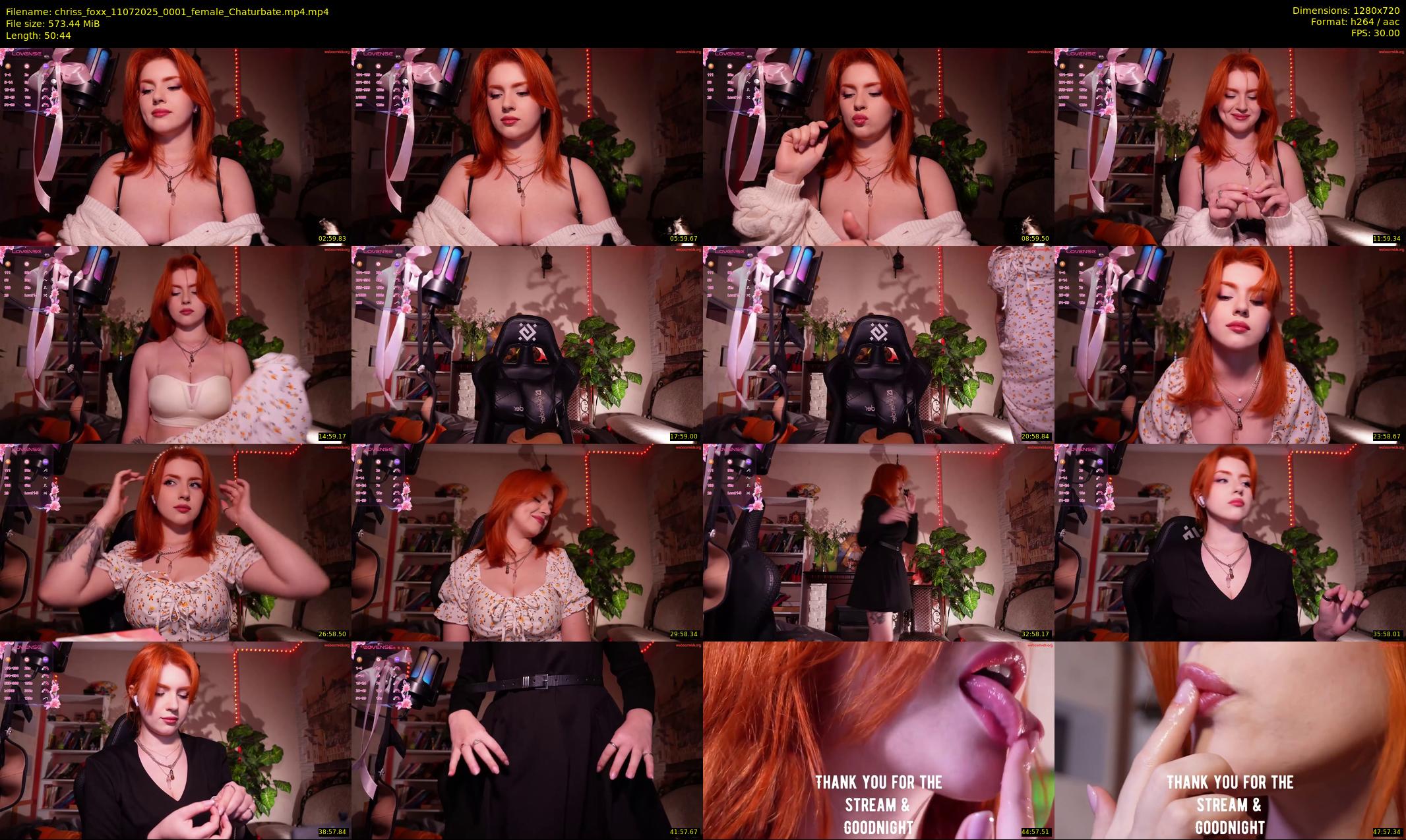 chriss_foxx — 51 minute Chaturbate female cam show recording, 720p, Jul 11, 2025