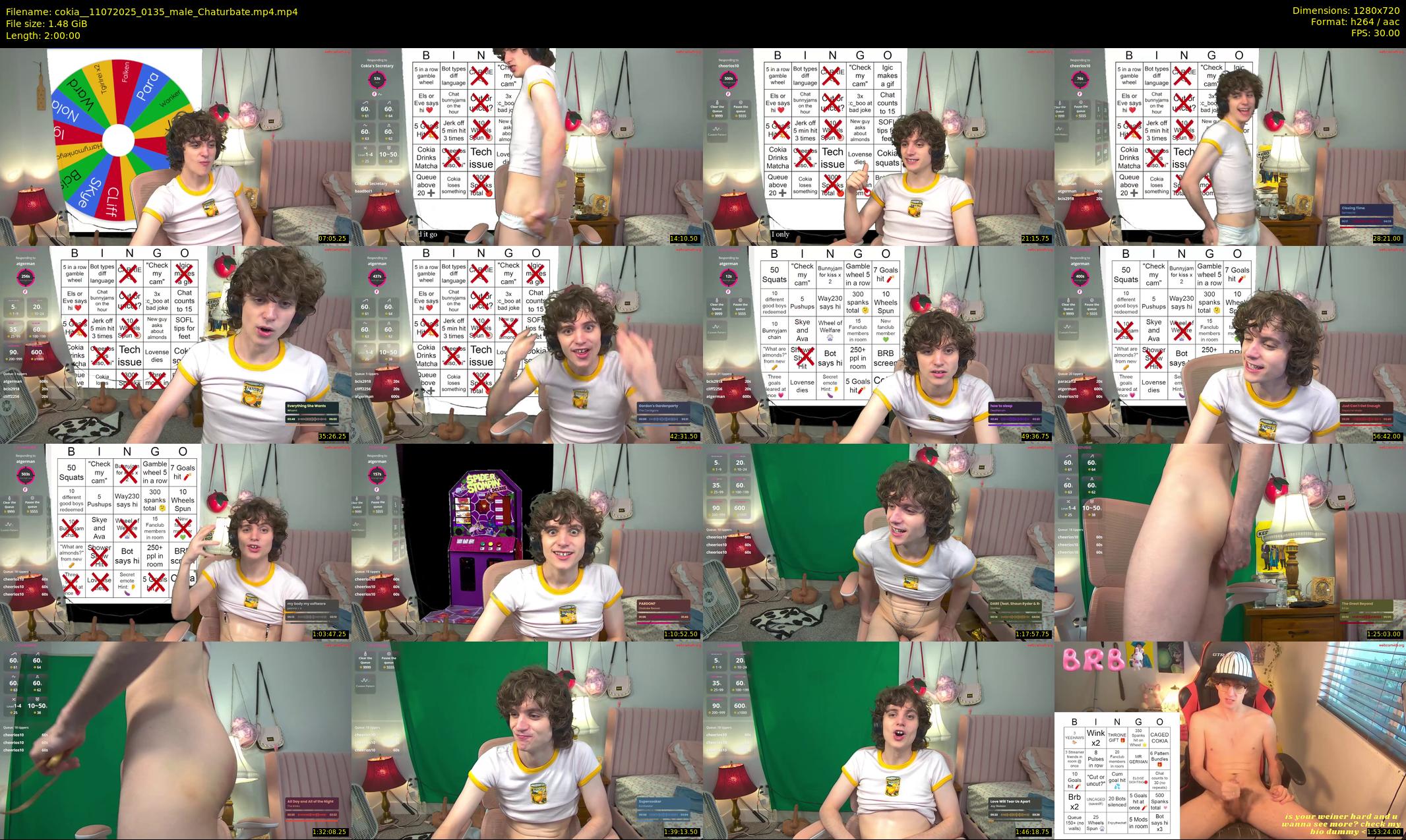 cokia_ — 120 minute Chaturbate male cam show recording, 720p, Jul 11, 2025
