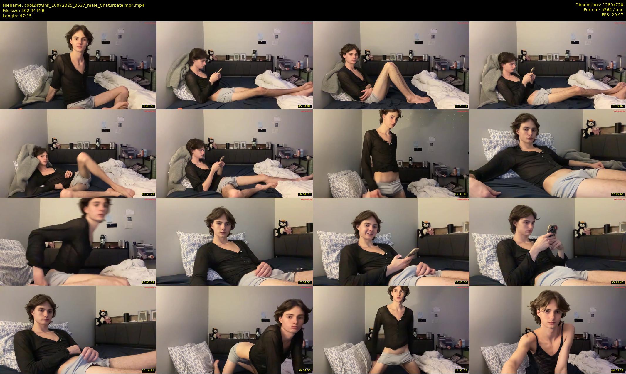 cool24twink — 48 minute Chaturbate male cam show recording, 720p, Jul 10, 2025