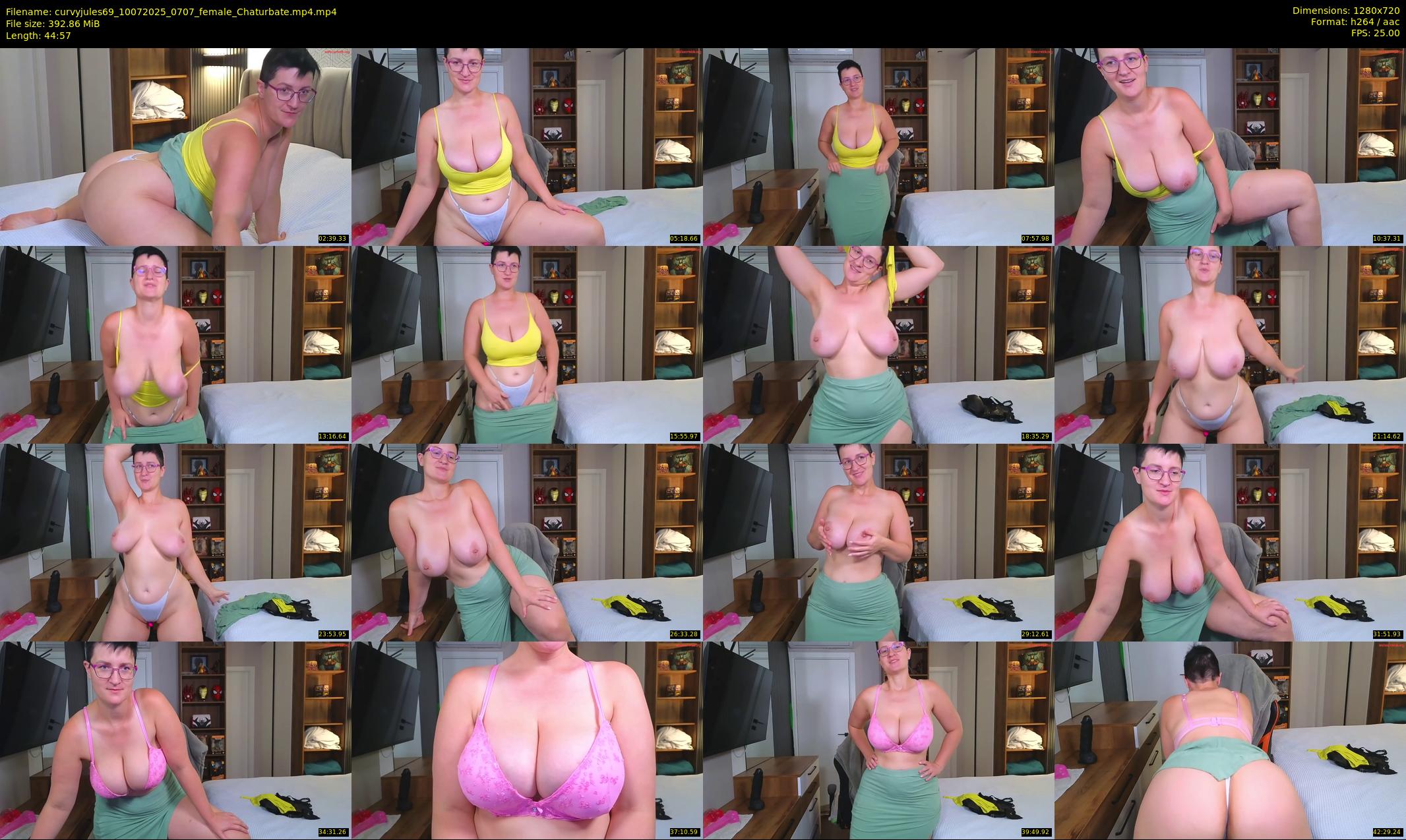curvyjules69 — 45 minute Chaturbate female cam show recording, 720p, Jul 10, 2025