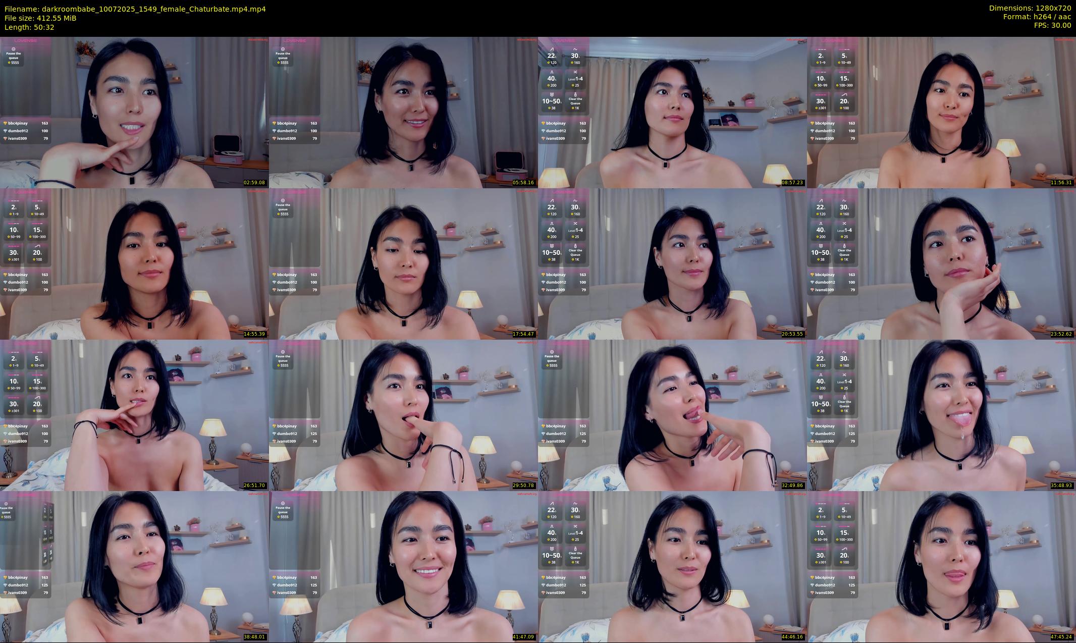 darkroombabe — 51 minute Chaturbate female cam show recording, 720p, Jul 10, 2025