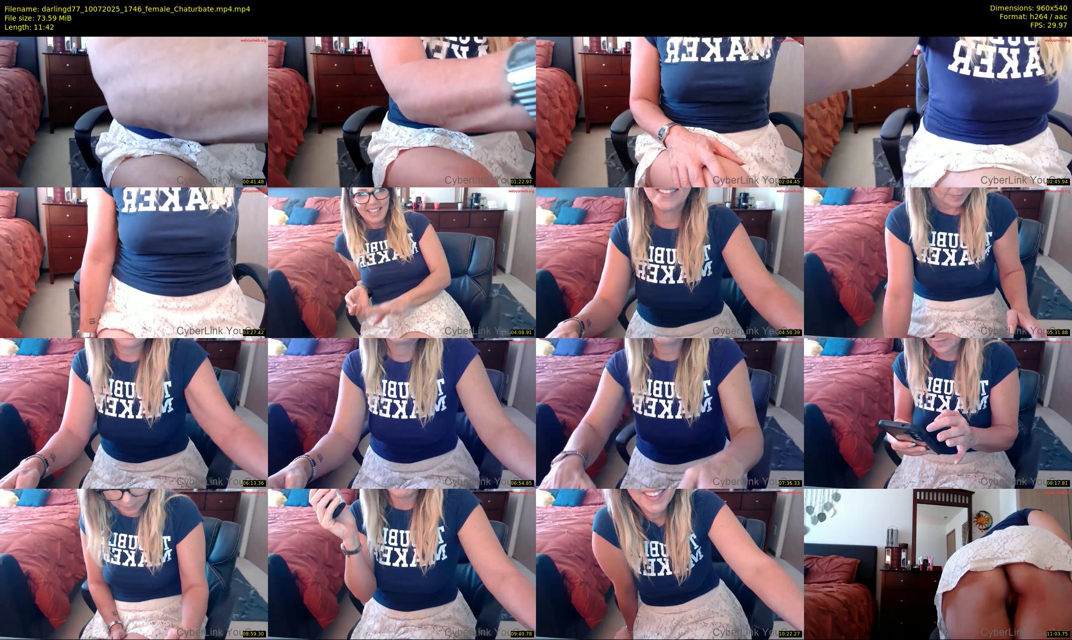 darlingd77 — 12 minute Chaturbate female cam show recording, 480p, Jul 10, 2025