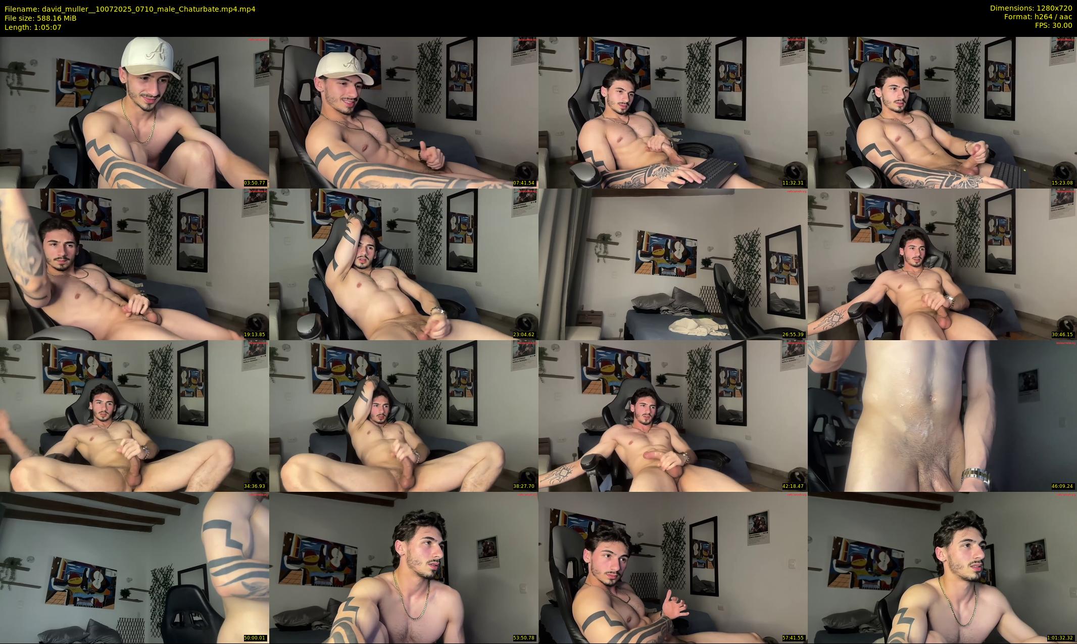 david_muller_ — 66 minute Chaturbate male cam show recording, 720p, Jul 10, 2025