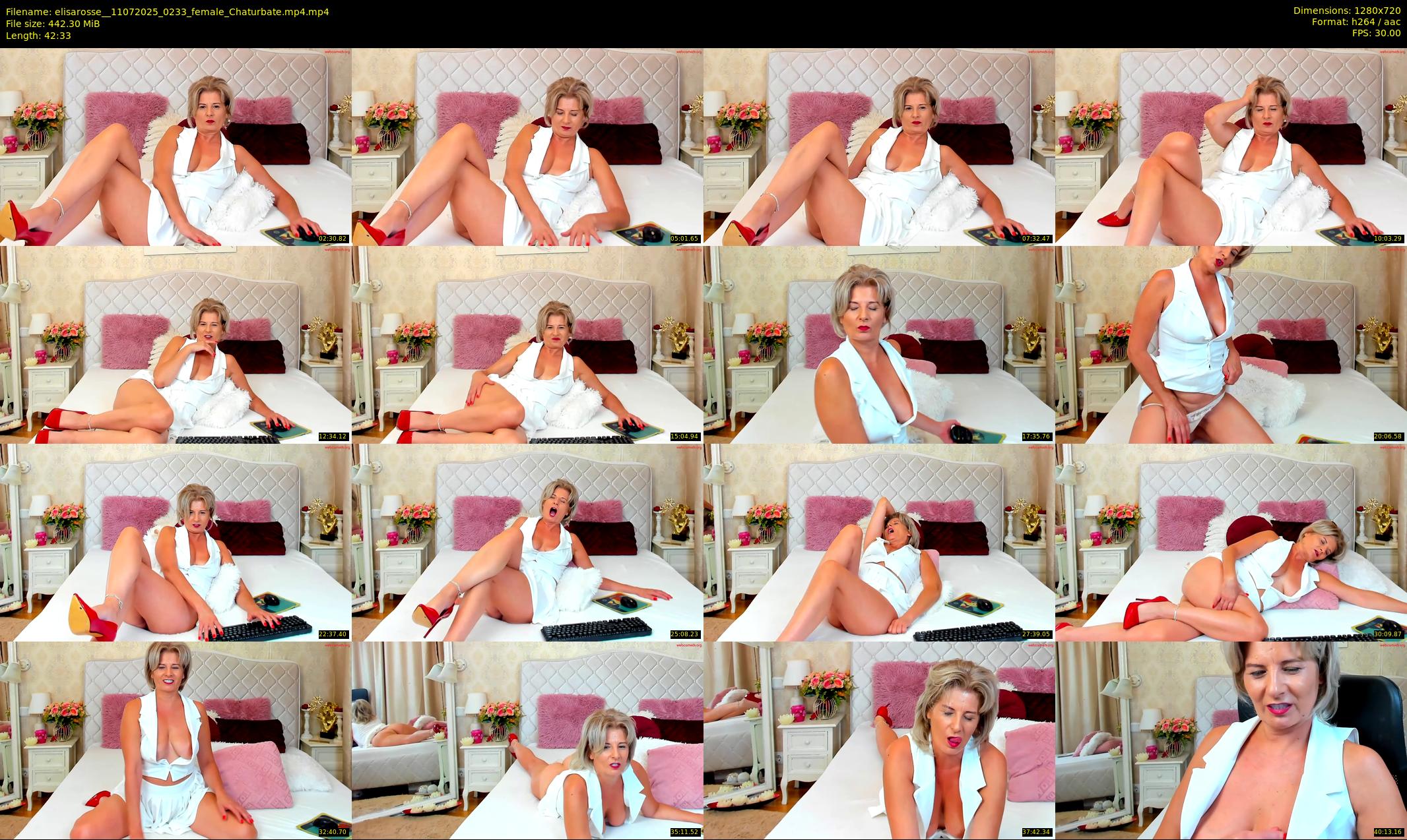 elisarosse_ — 43 minute Chaturbate female cam show recording, 720p, Jul 11, 2025