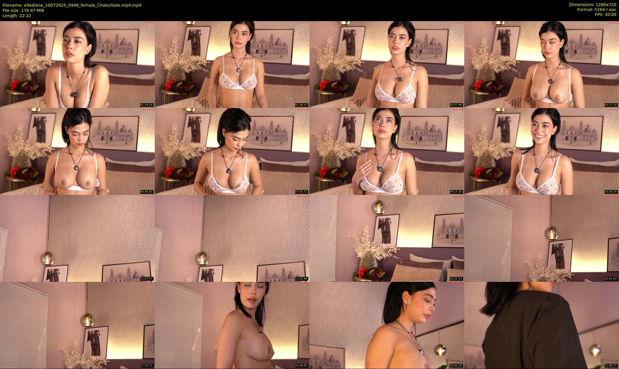 ellediane — 23 minute Chaturbate female cam show recording, 720p, Jul 10, 2025
