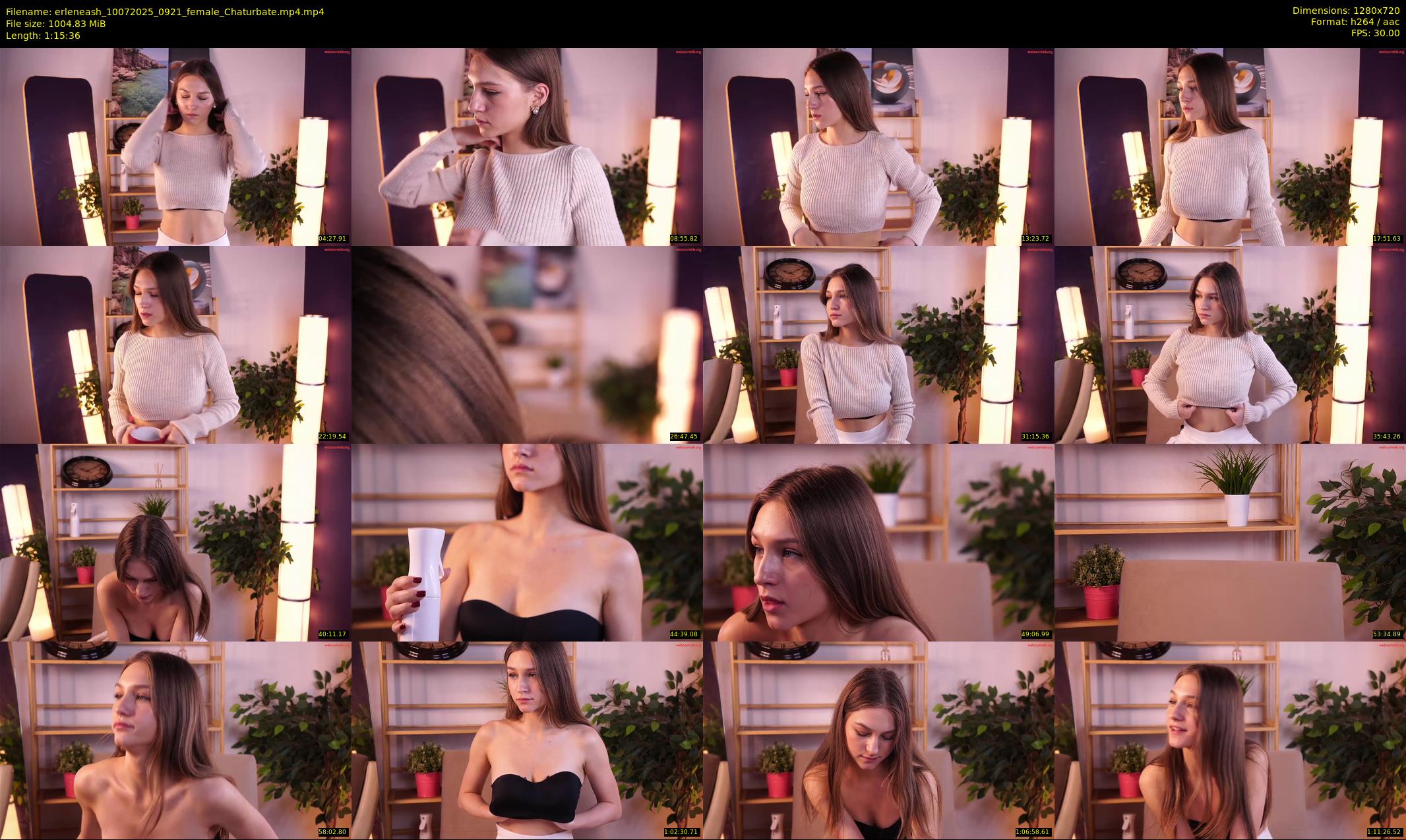 erleneash — 76 minute Chaturbate female cam show recording, 720p, Jul 10, 2025