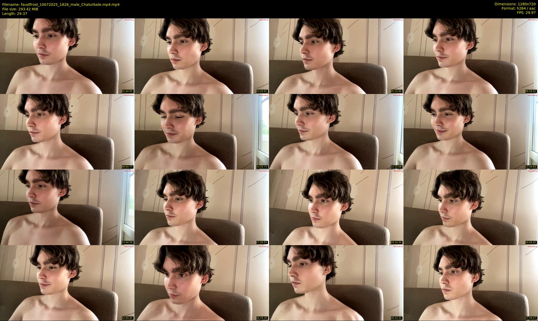 faustfrost — 30 minute Chaturbate male cam show recording, 720p, Jul 10, 2025