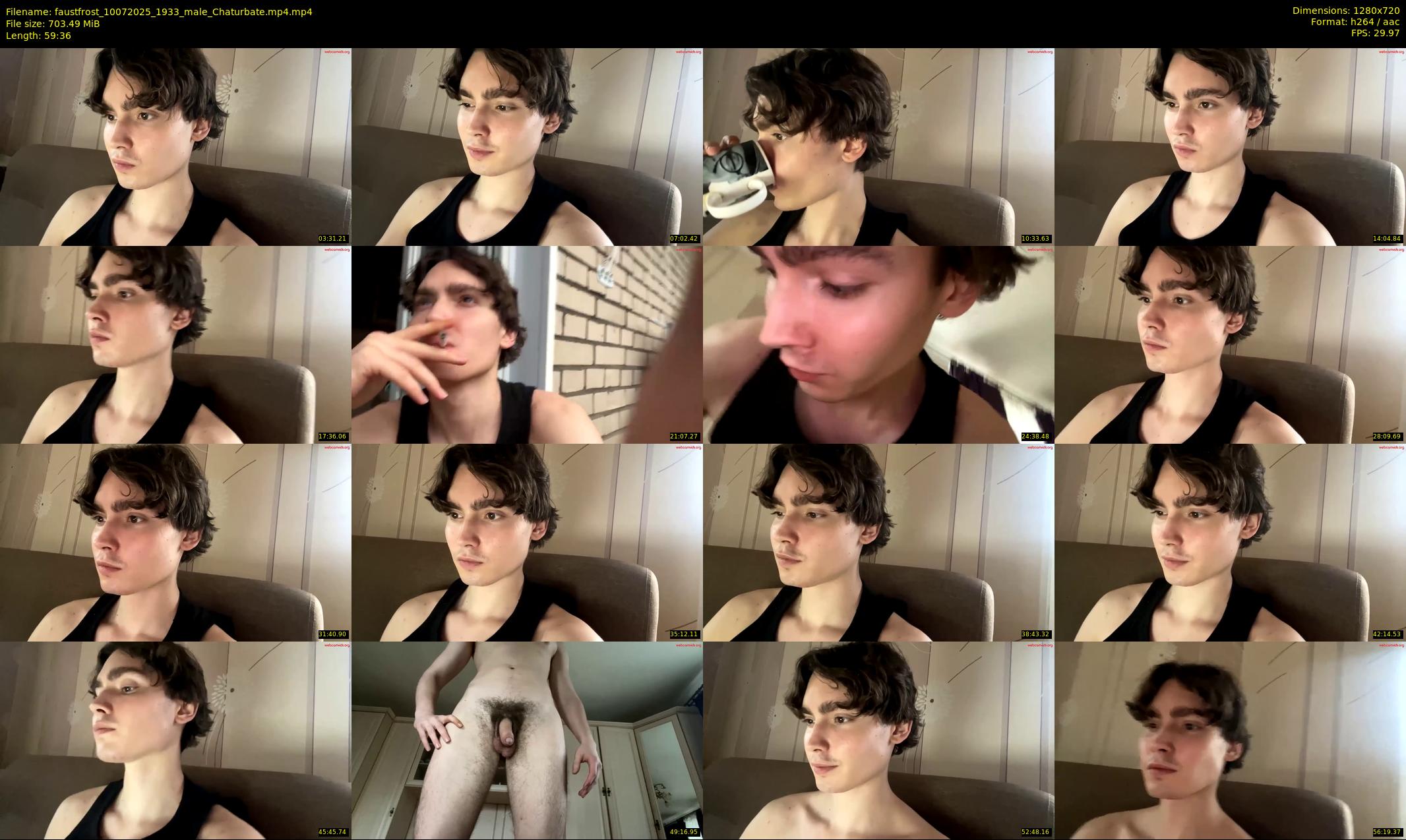 faustfrost — 60 minute Chaturbate male cam show recording, 720p, Jul 10, 2025