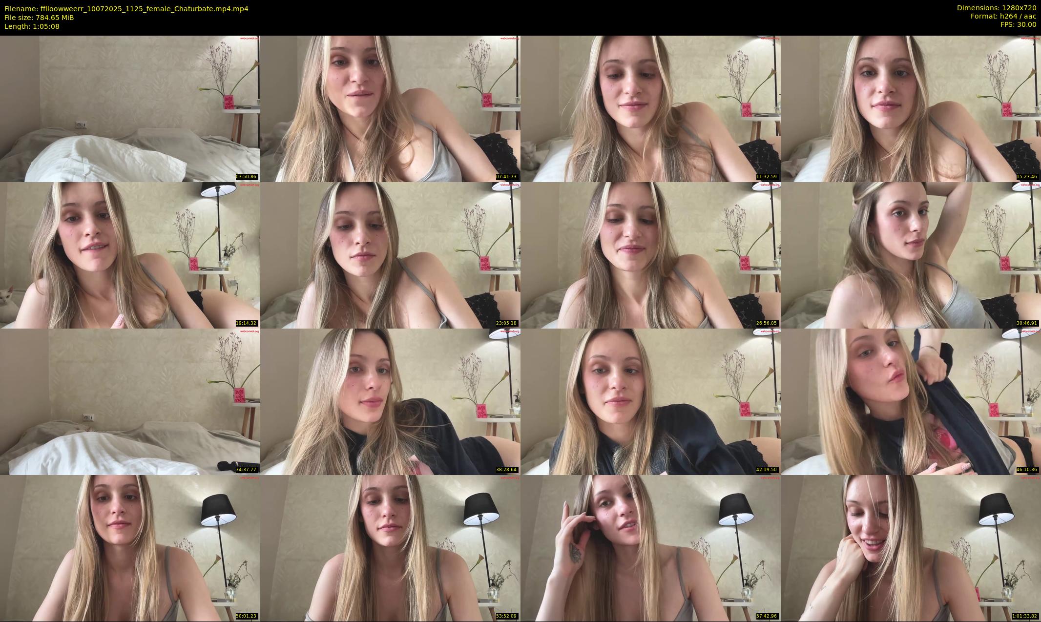 fflloowweerr — 66 minute Chaturbate couple cam show recording, 720p, Jul 10, 2025