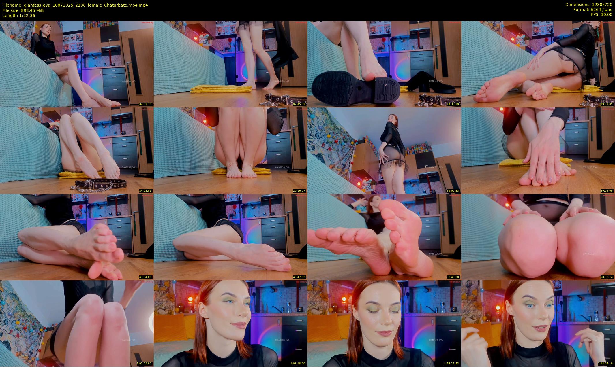 giantess_eva — 83 minute Chaturbate female cam show recording, 720p, Jul 10, 2025