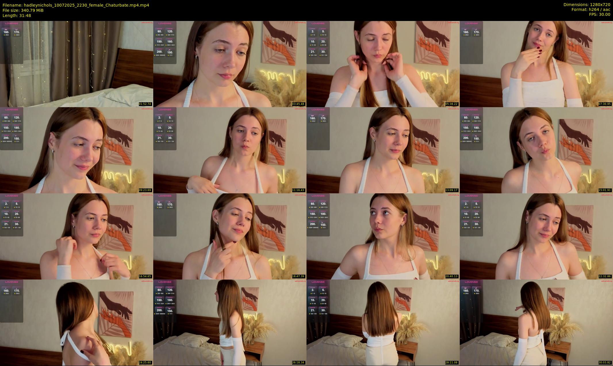 hadleynichols — 32 minute Chaturbate female cam show recording, 720p, Jul 10, 2025