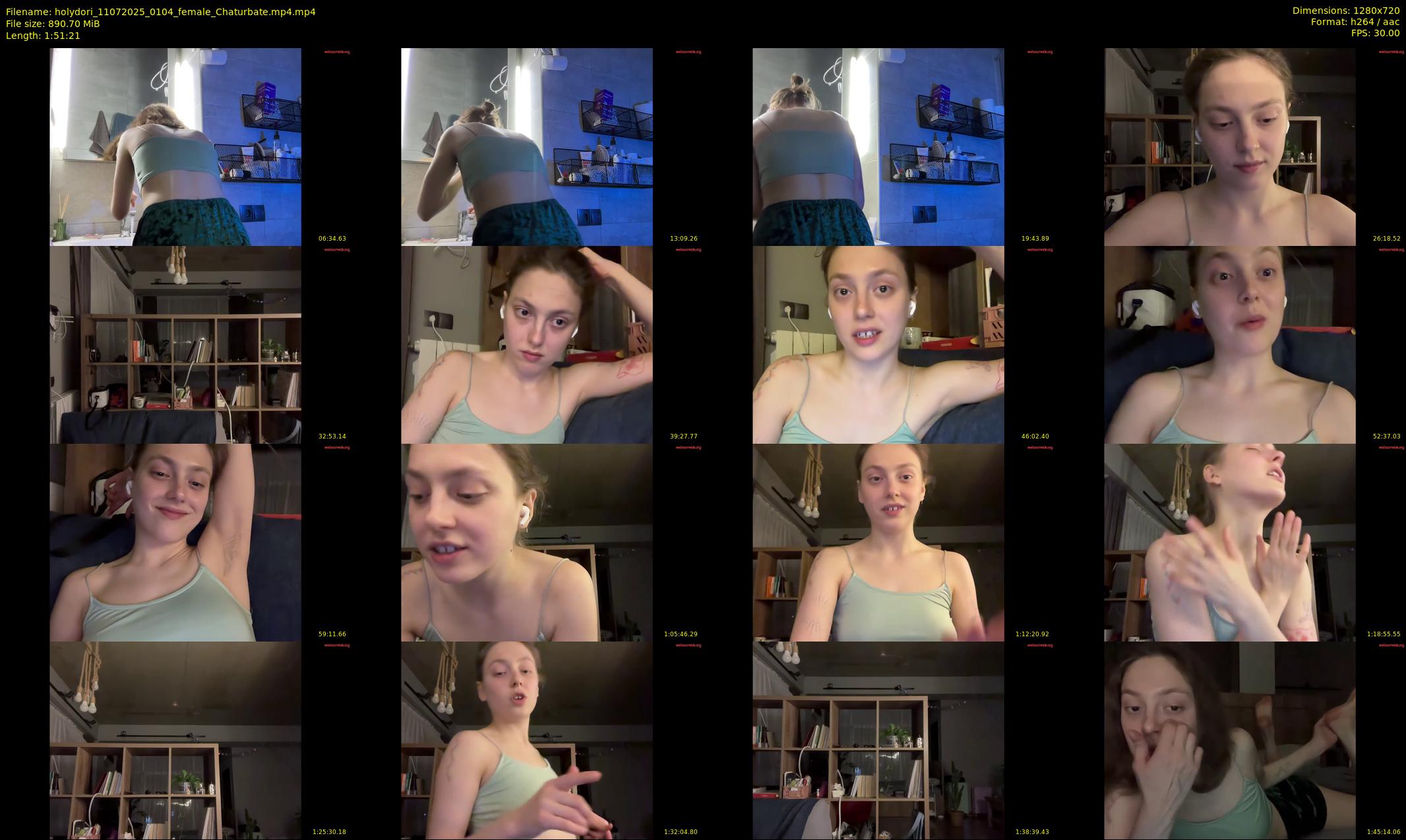 holydori — 112 minute Chaturbate female cam show recording, 720p, Jul 11, 2025
