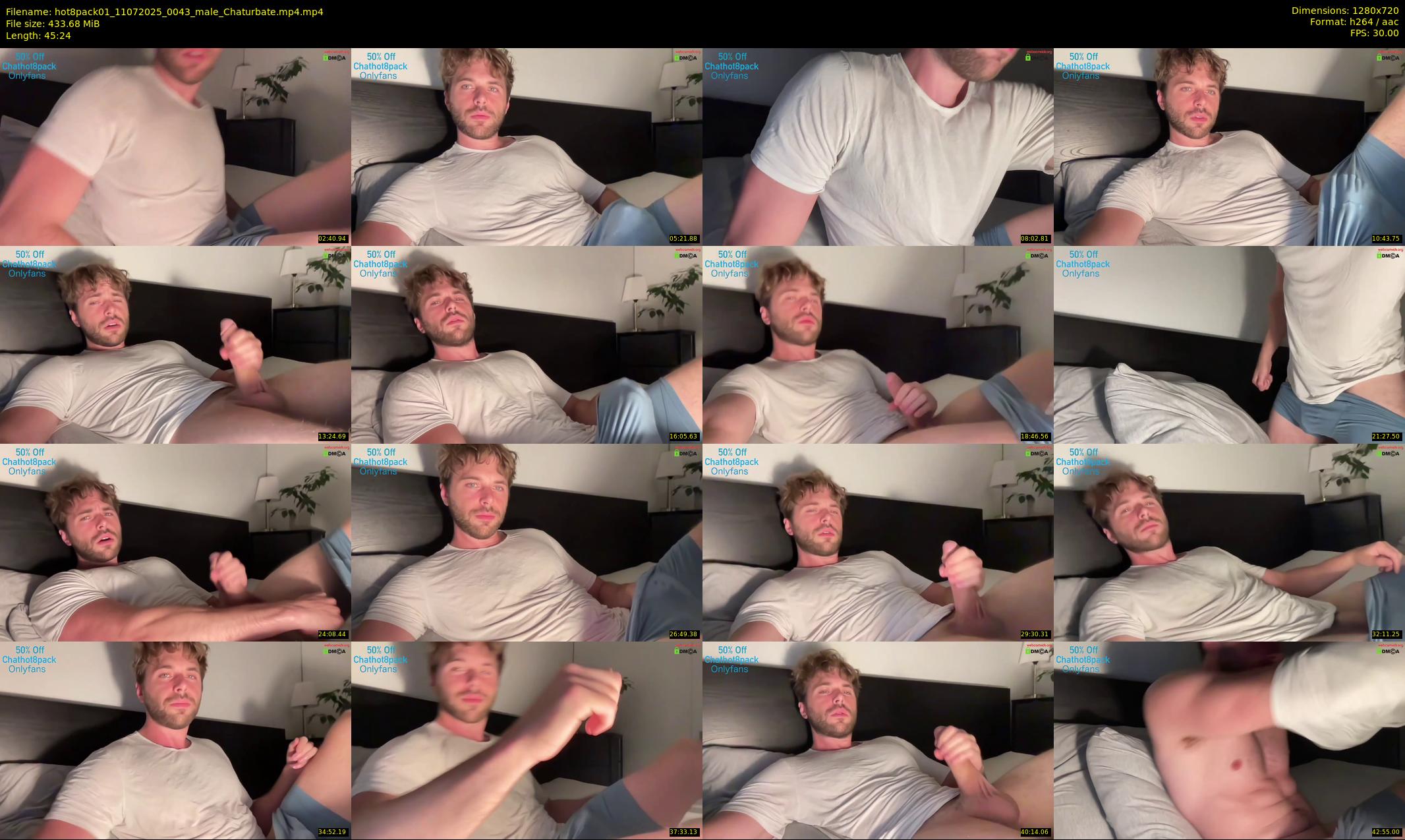 hot8pack01 — 46 minute Chaturbate male cam show recording, 720p, Jul 11, 2025