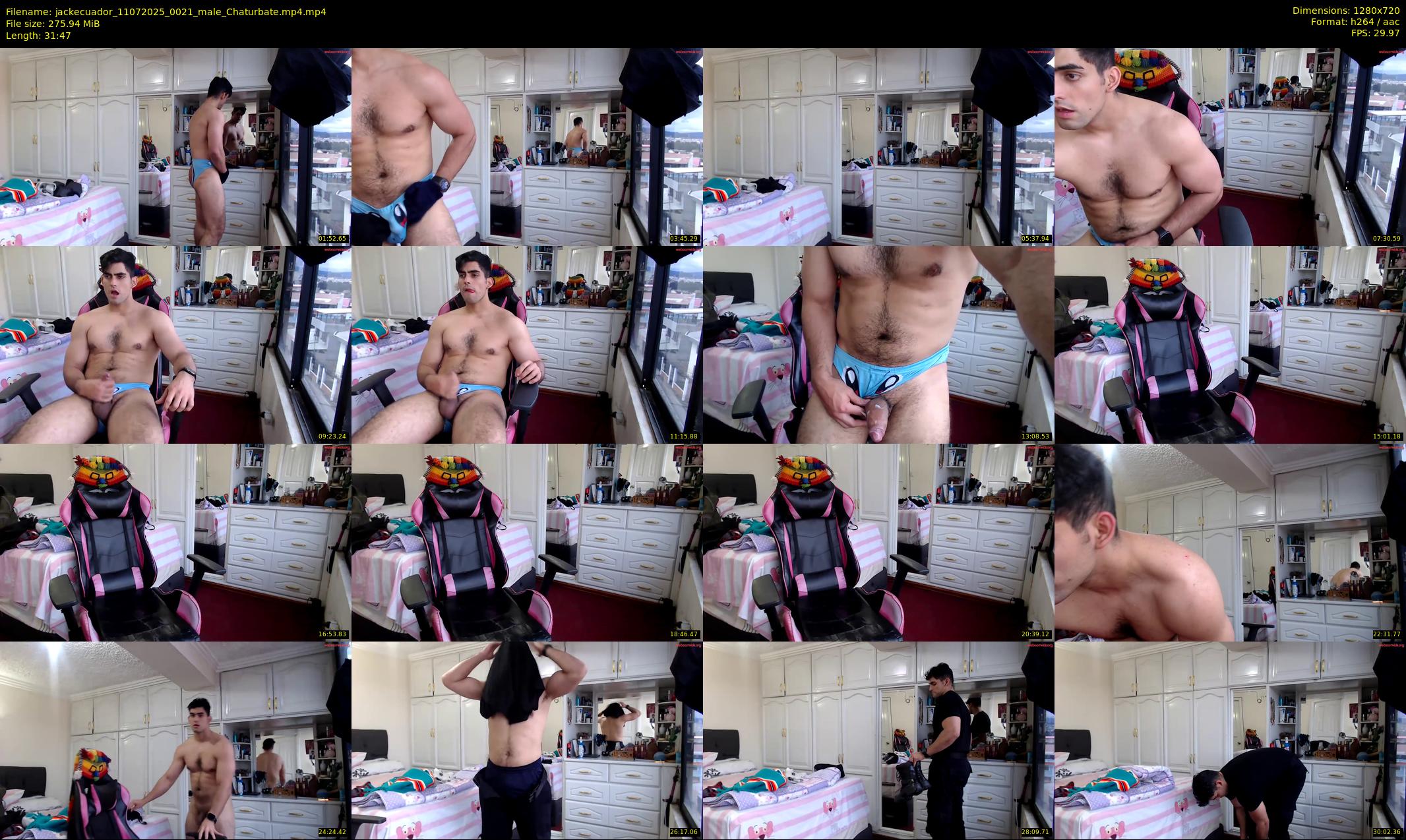 jackecuador — 32 minute Chaturbate male cam show recording, 720p, Jul 11, 2025