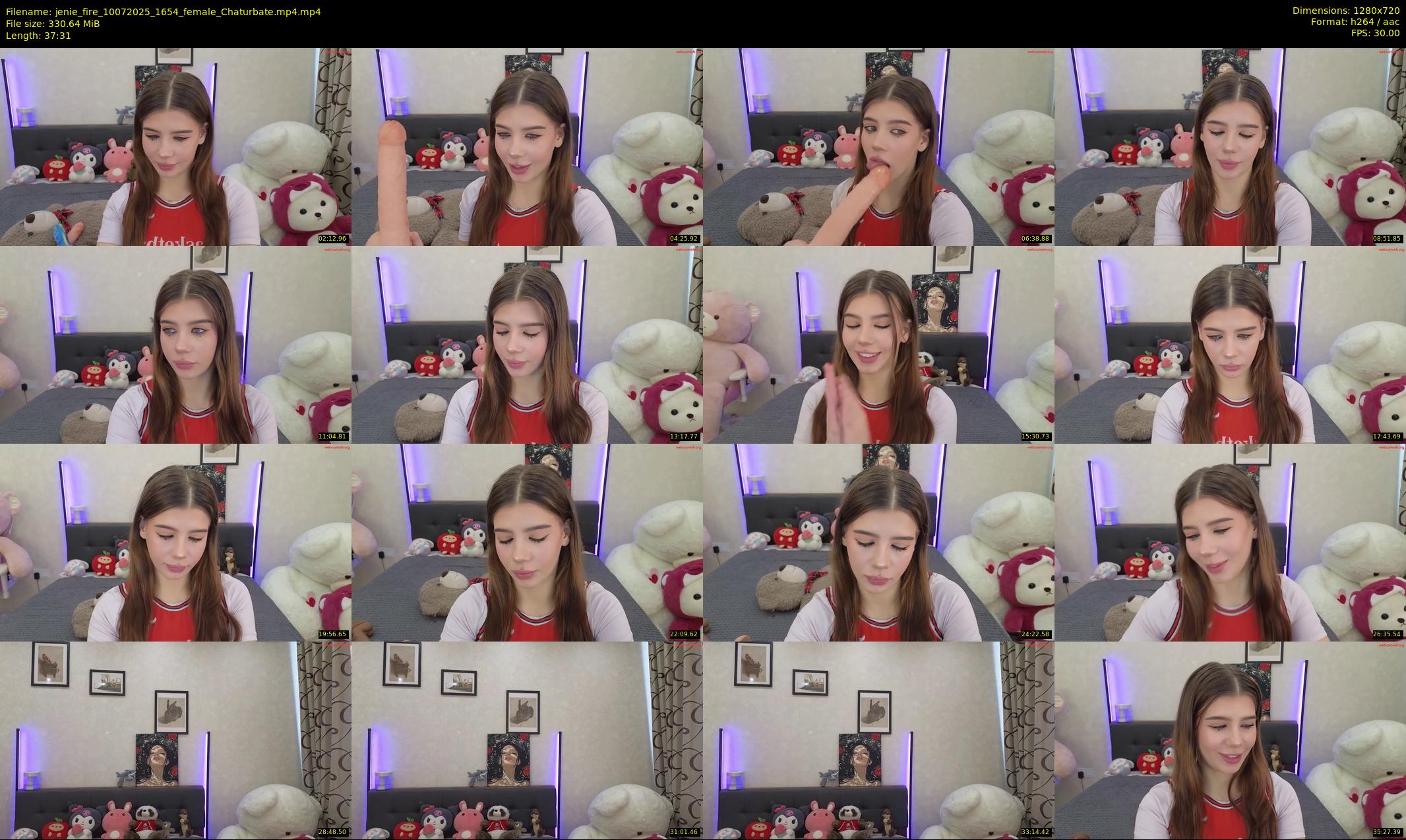 jenie_fire — 38 minute Chaturbate female cam show recording, 720p, Jul 10, 2025