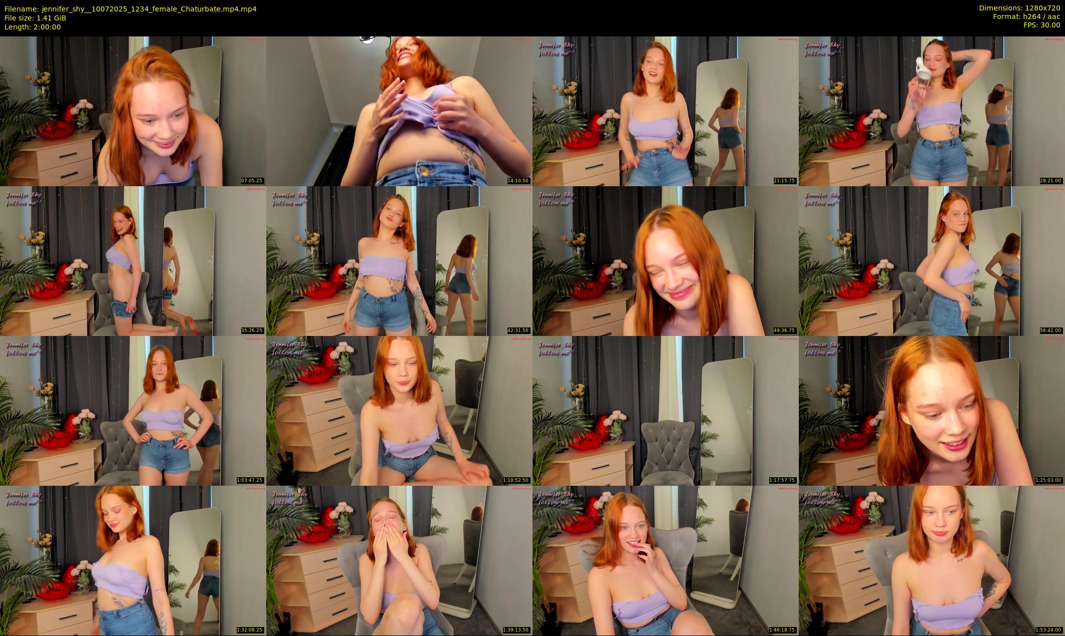 jennifer_shy_ — 120 minute Chaturbate female cam show recording, 720p, Jul 10, 2025
