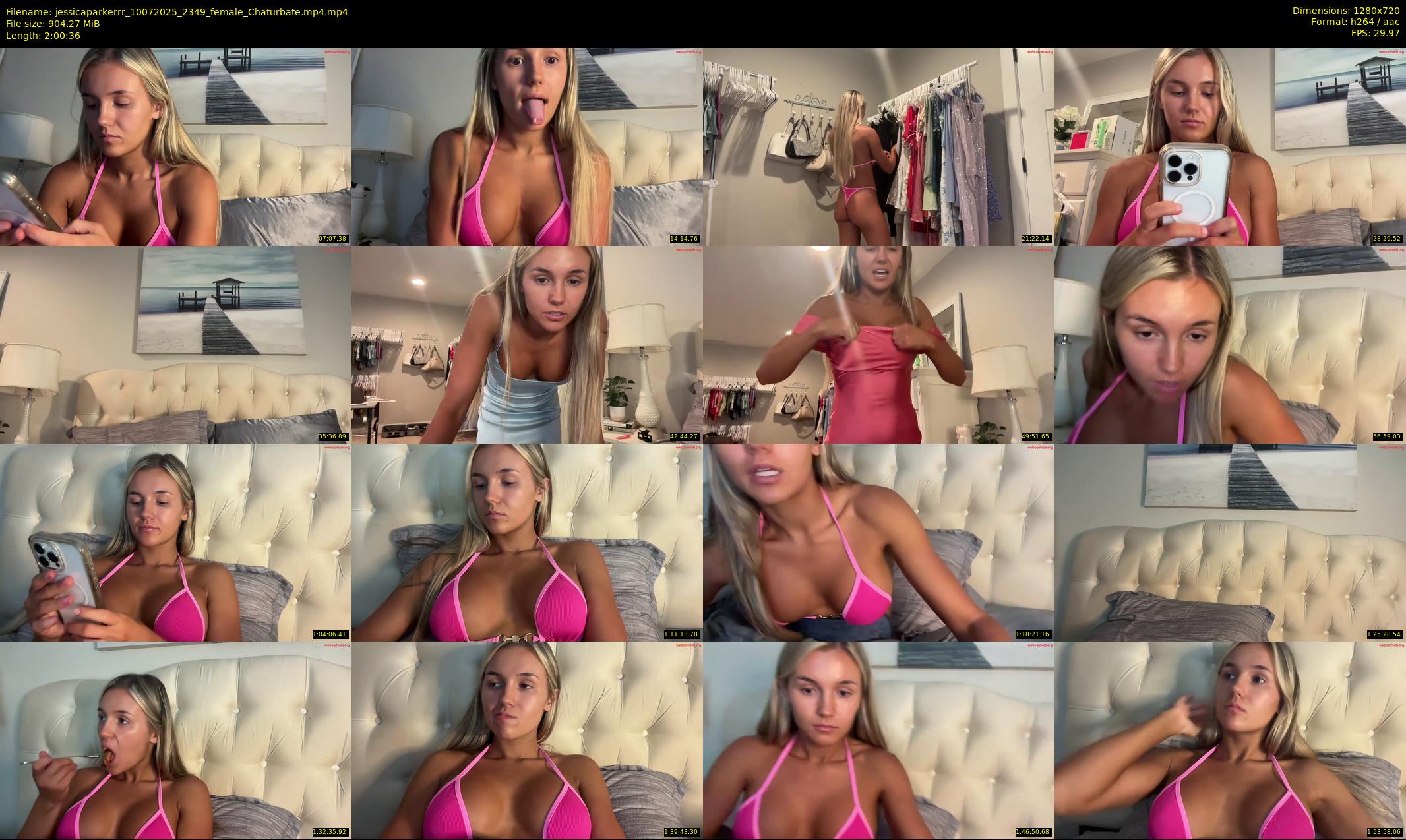 jessicaparkerrr — 121 minute Chaturbate female cam show recording, 720p, Jul 10, 2025