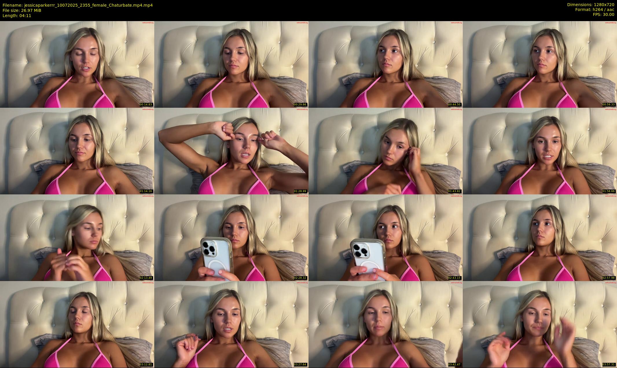 jessicaparkerrr — 5 minute Chaturbate female cam show recording, 720p, Jul 10, 2025